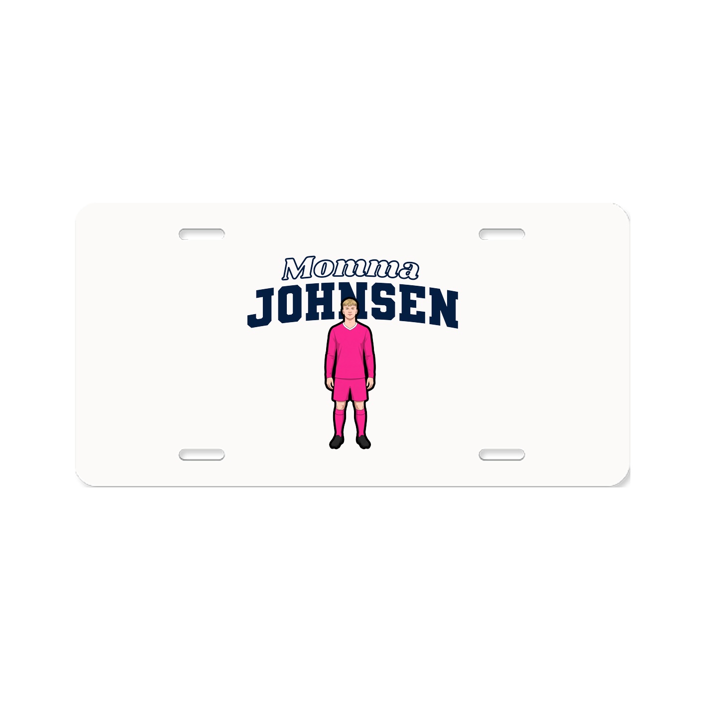 License Plate — Mothers Day Block in Classic