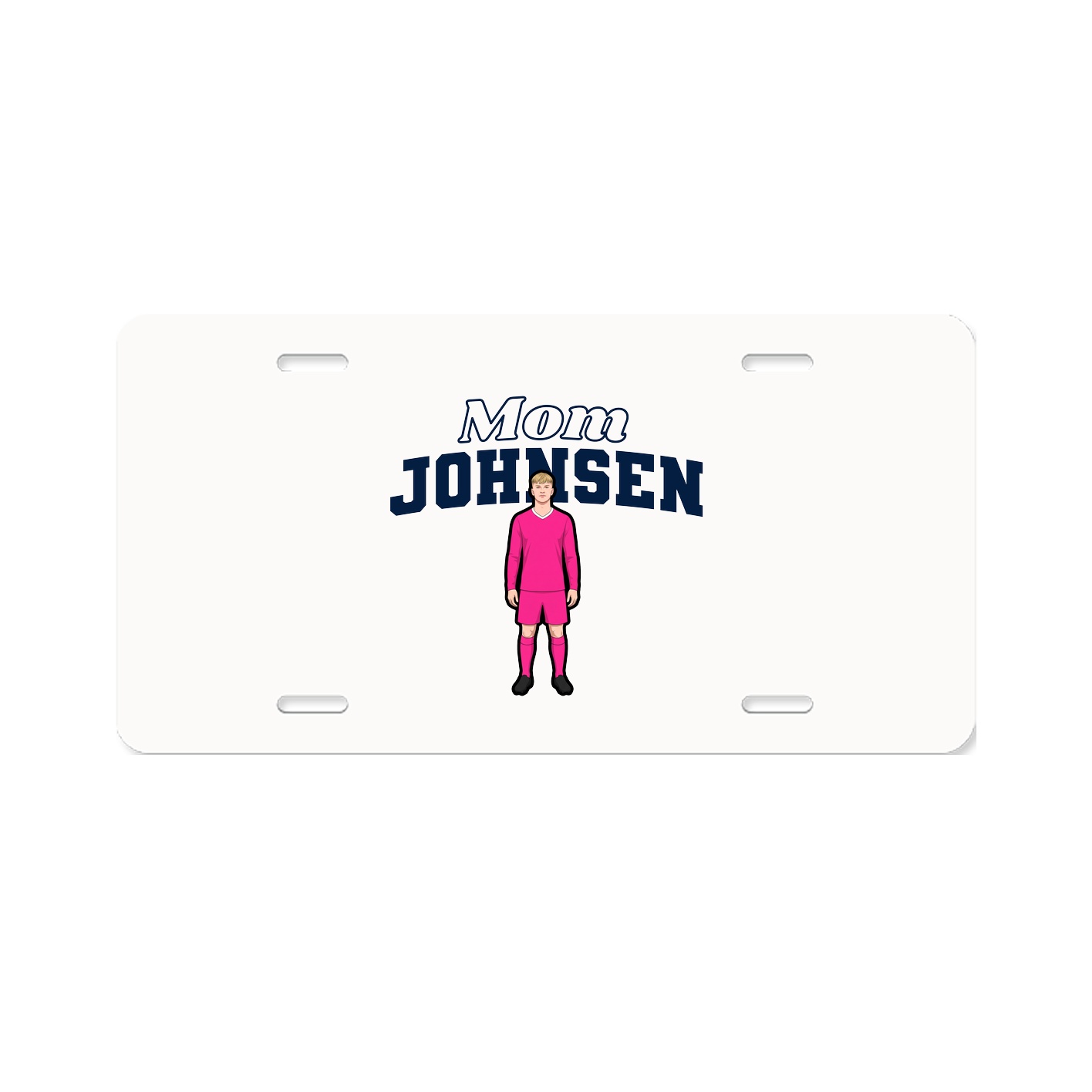 License Plate — Mothers Day Block in Classic