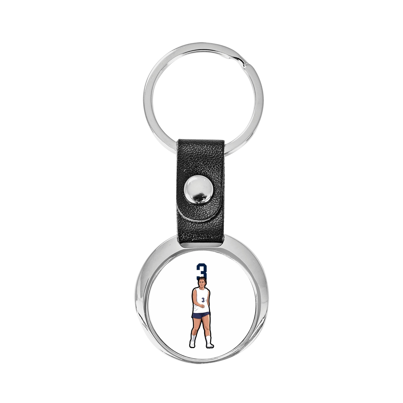 Key Chain — Number Top in Classic