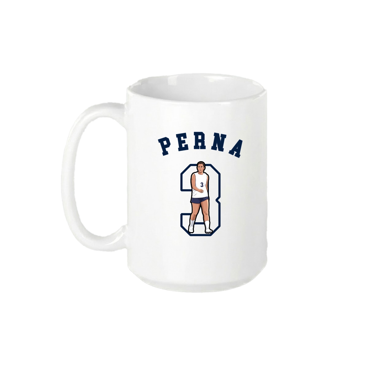 15oz Coffee Mug — Shirsey Arch in White