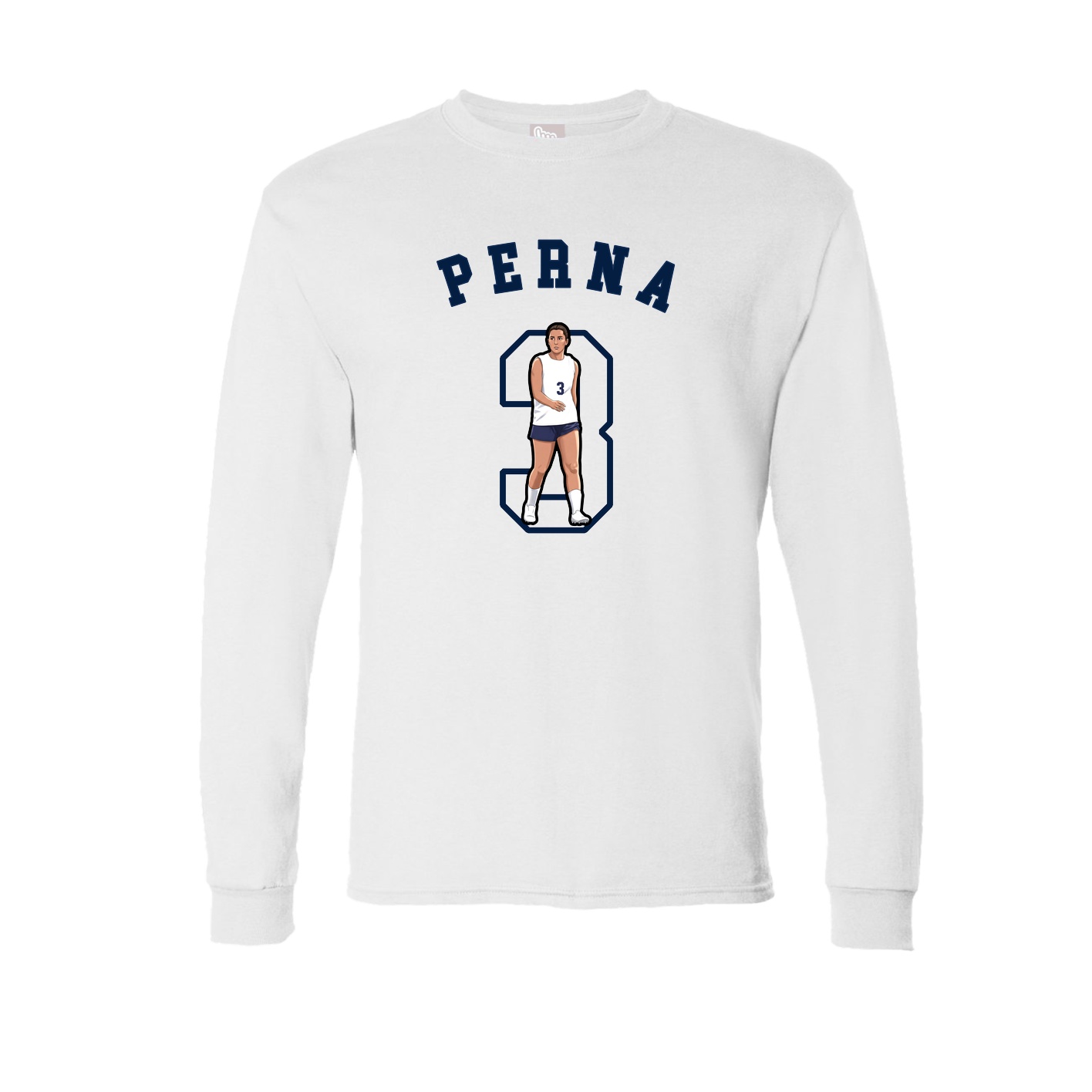 Long Sleeve Tee — Shirsey Arch in White