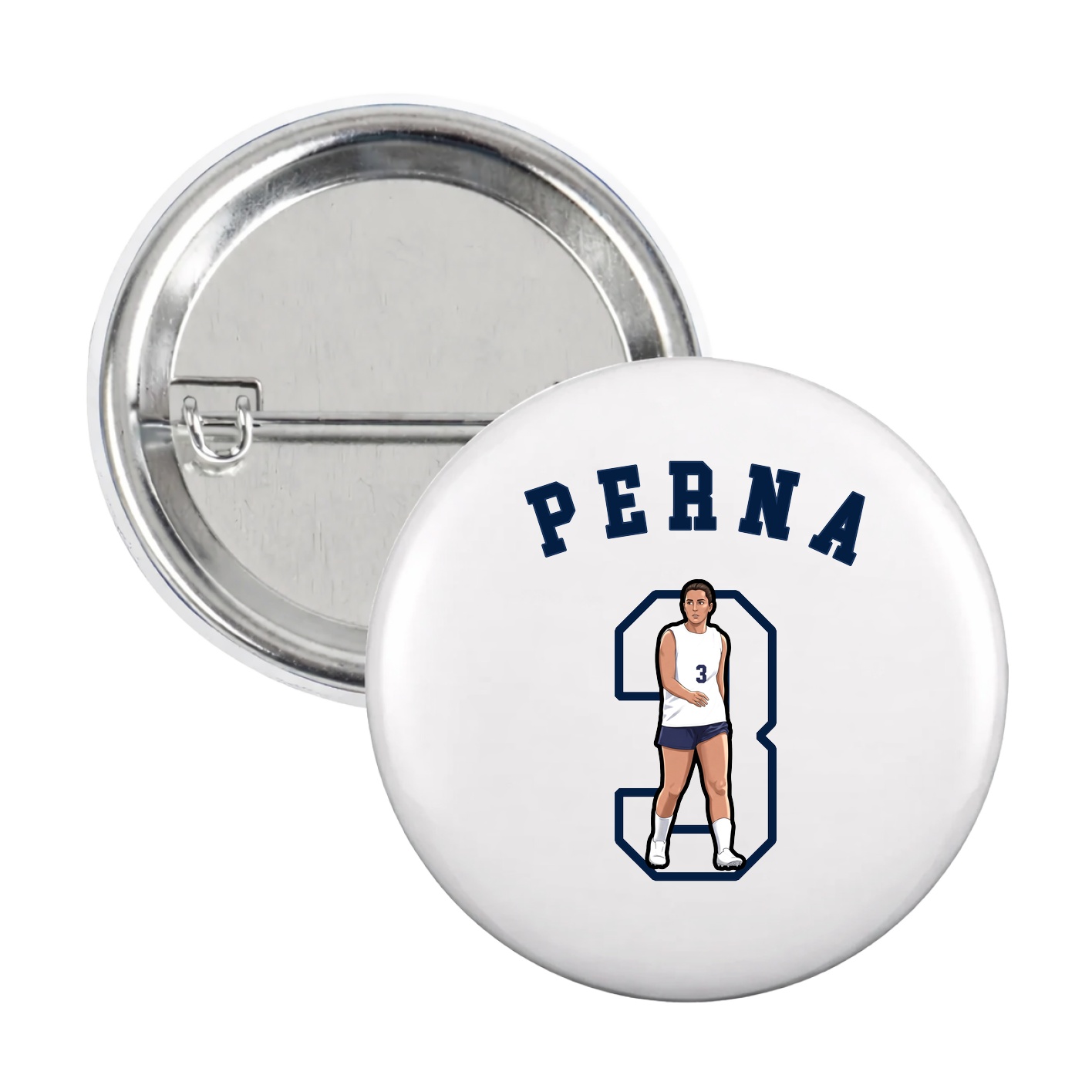 Game Day Button — Shirsey Arch in White