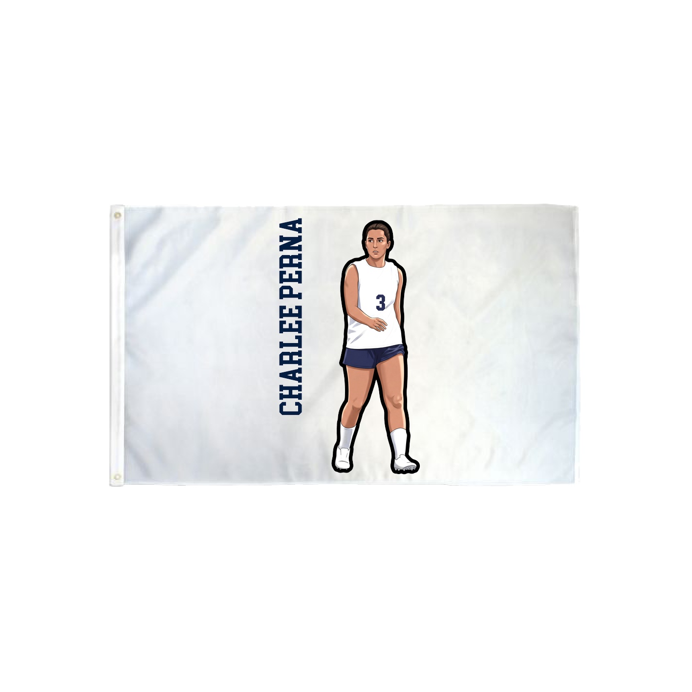 3x5 Flag — Name Vertical in Classic