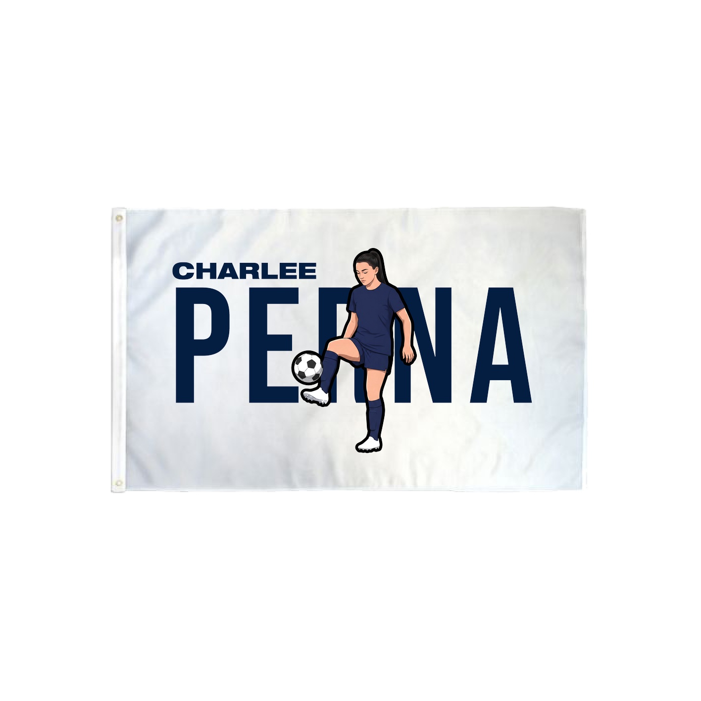 3x5 Flag — Player Name in Classic