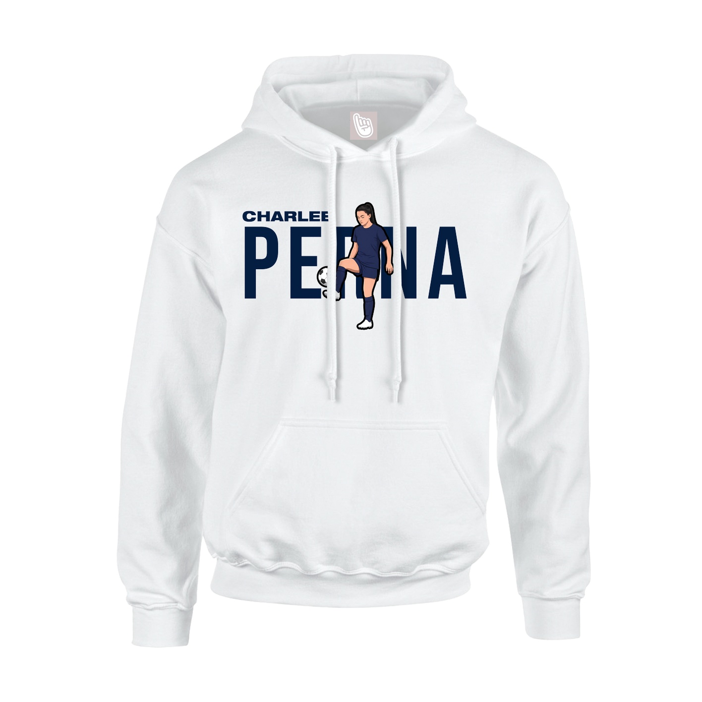 Hoodie — Player Name in White