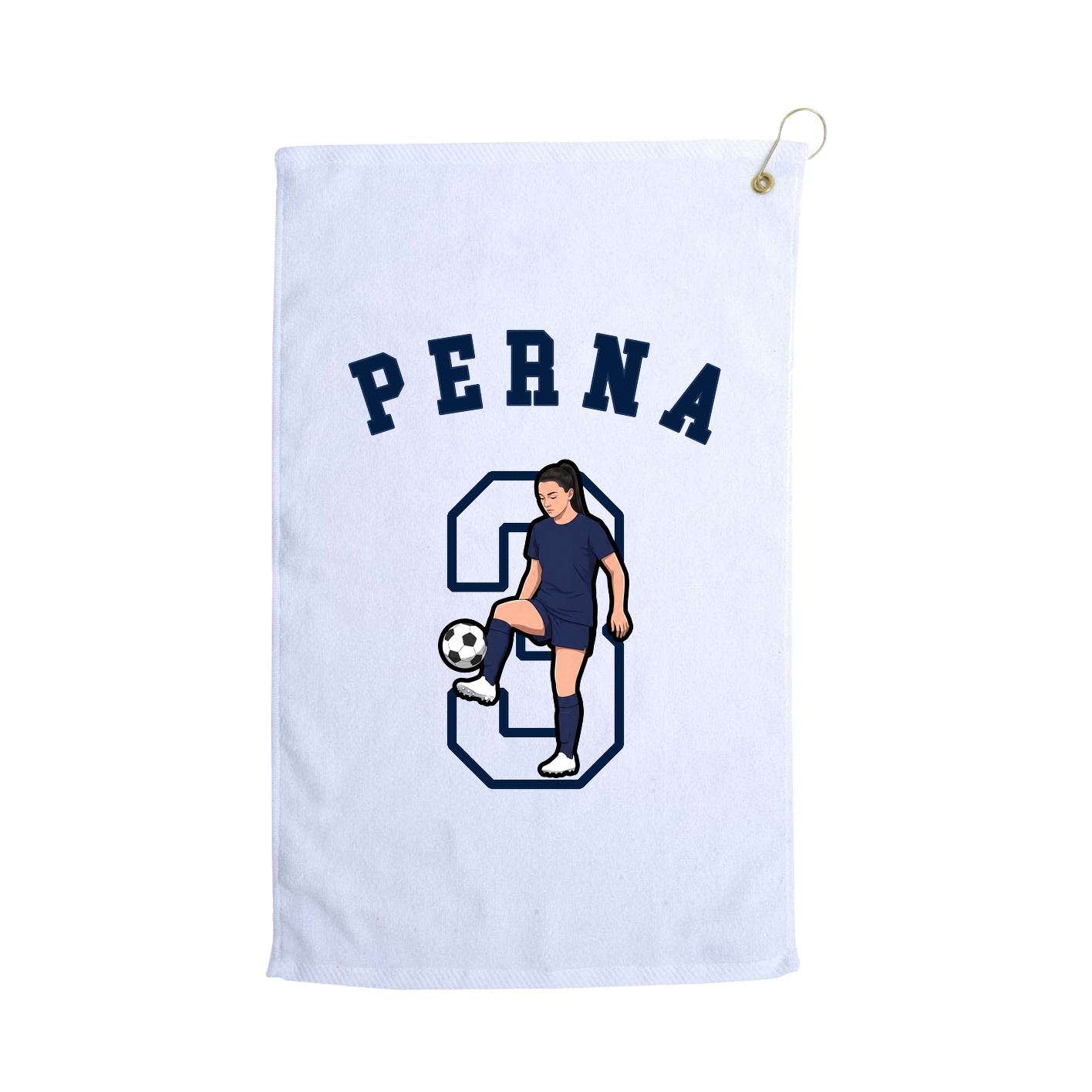 Golf Towel — Shirsey Arch in White