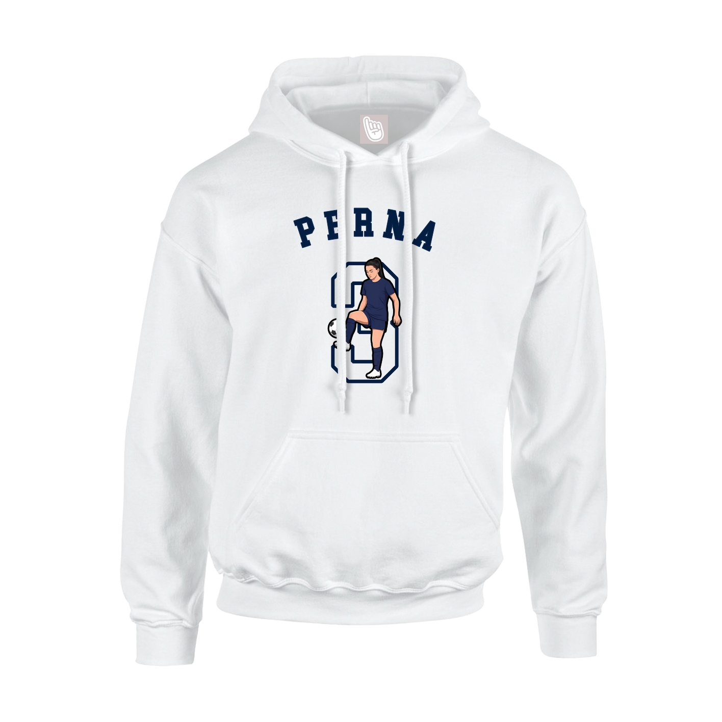 Youth Hoodie — Shirsey Arch in White