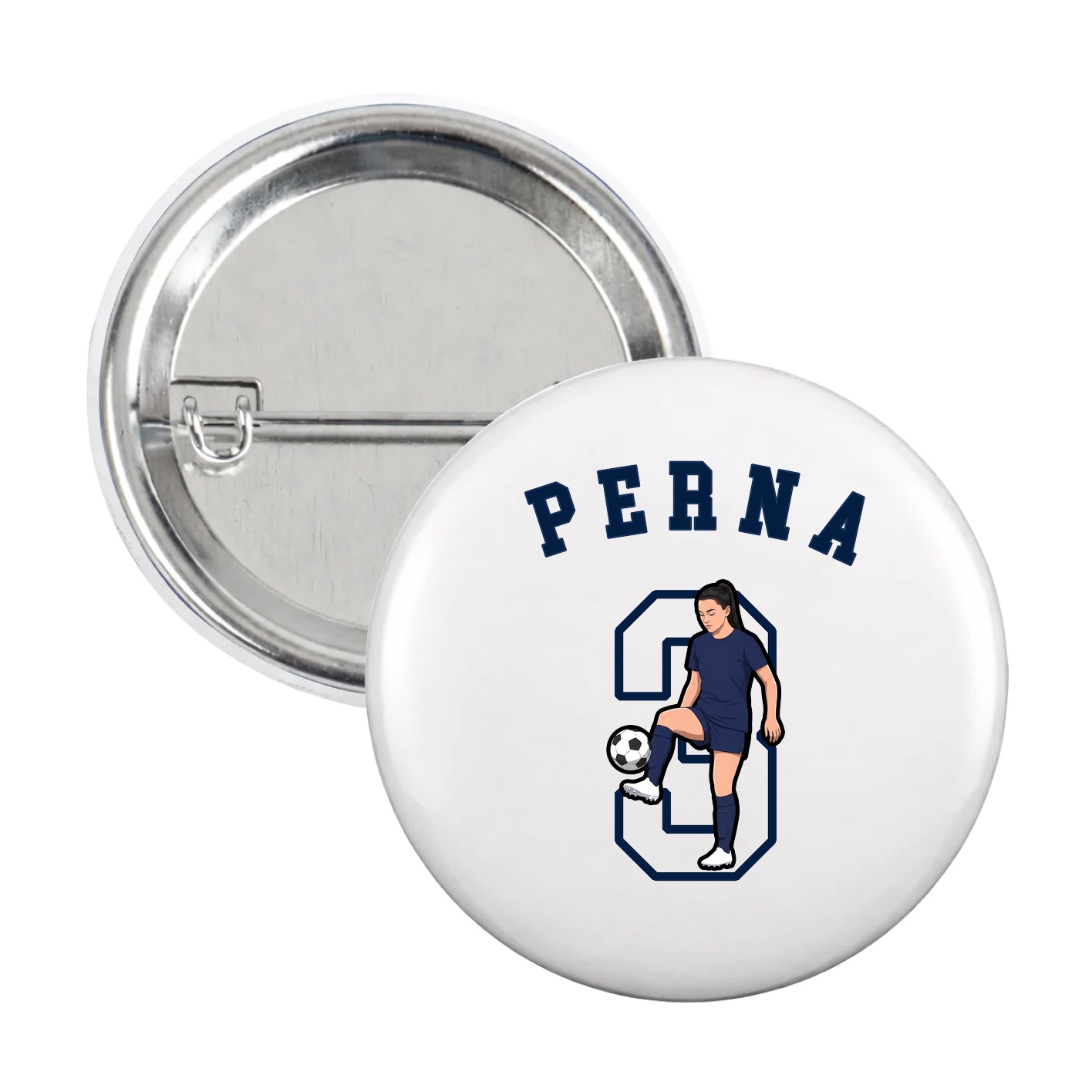 Game Day Button — Shirsey Arch in White