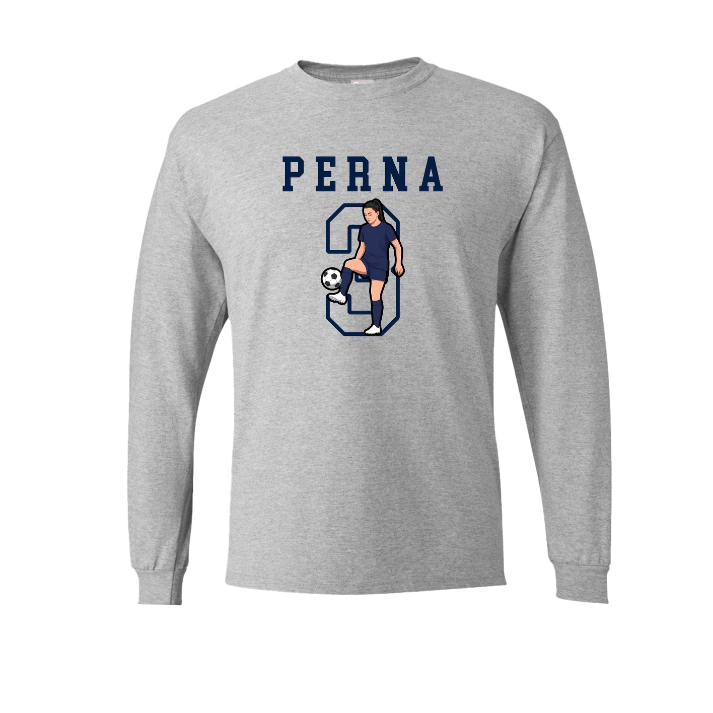 Long Sleeve Tee — Shirsey in Grey