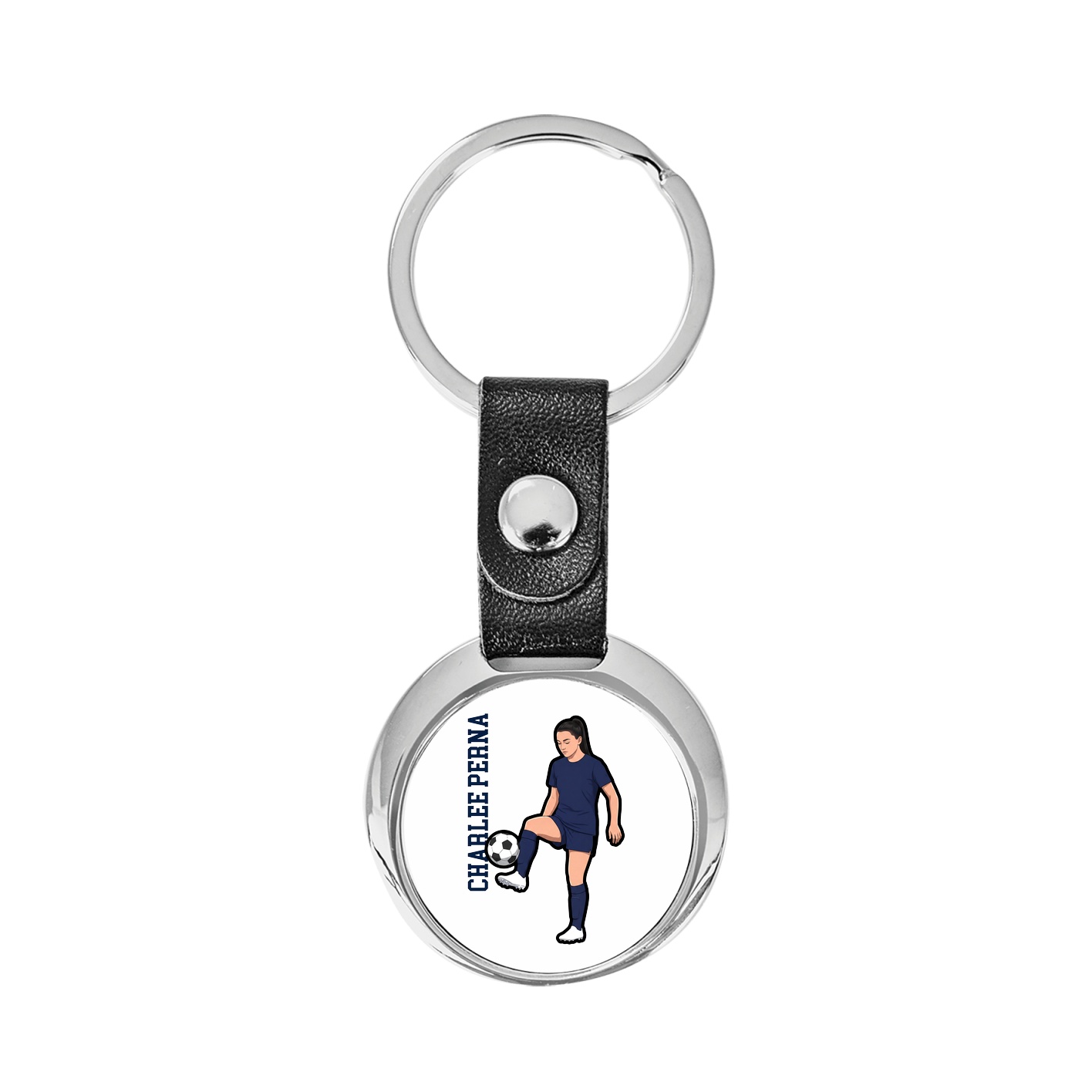 Key Chain — Name Vertical in Classic