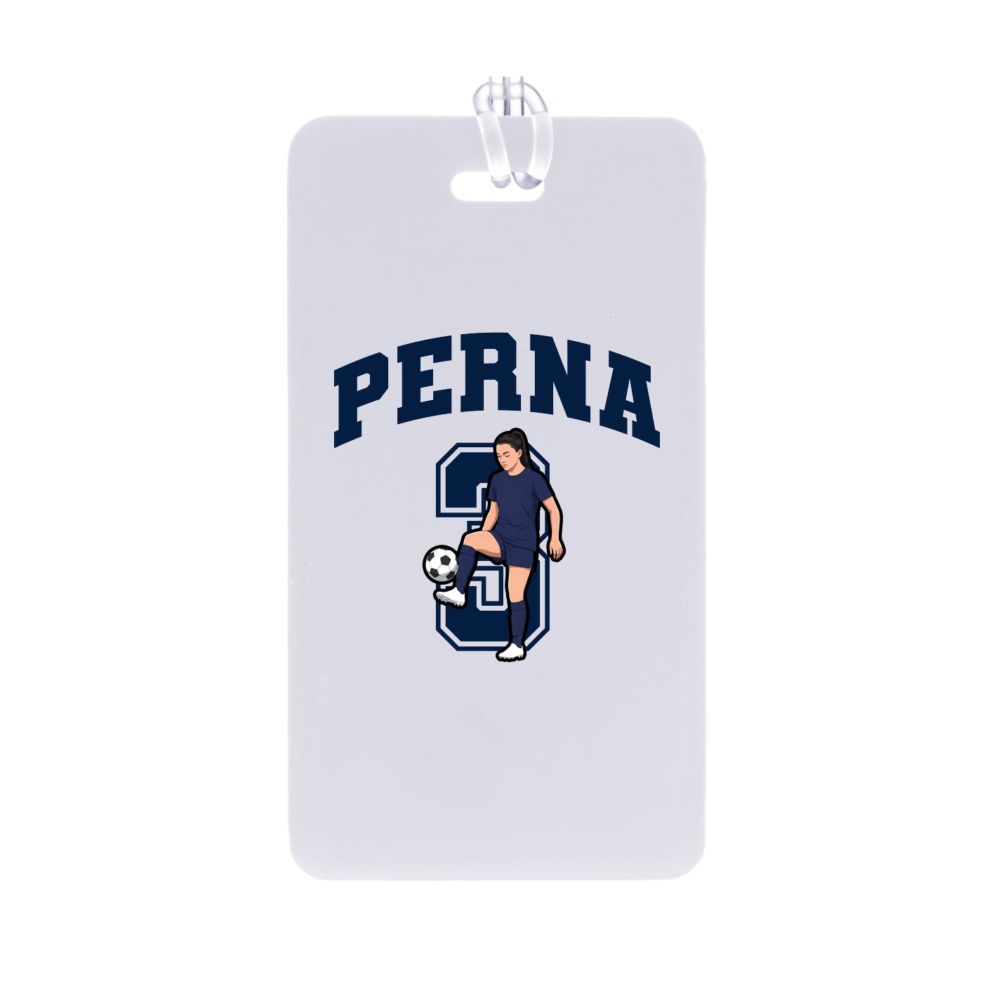 Bag Tag — Number in Classic