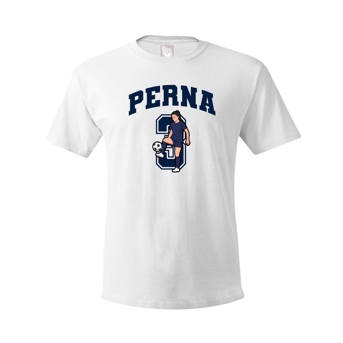Tee — Number in White