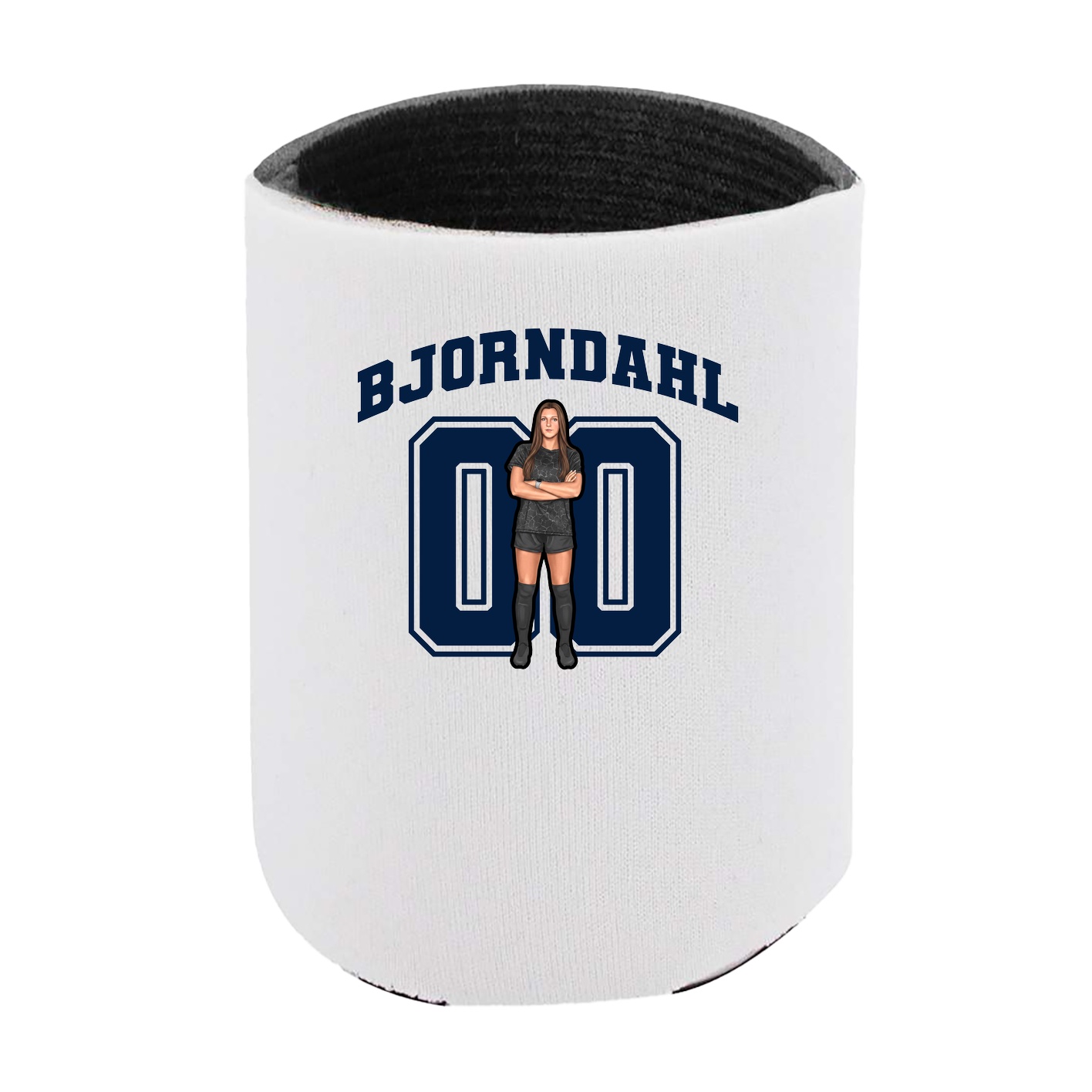 Can Holder — Number in White