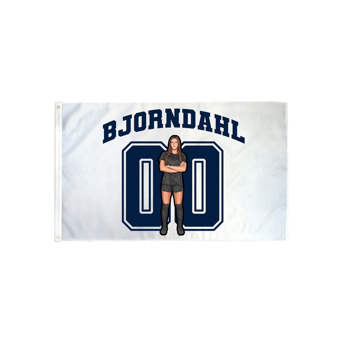 3x5 Flag — Number in Classic