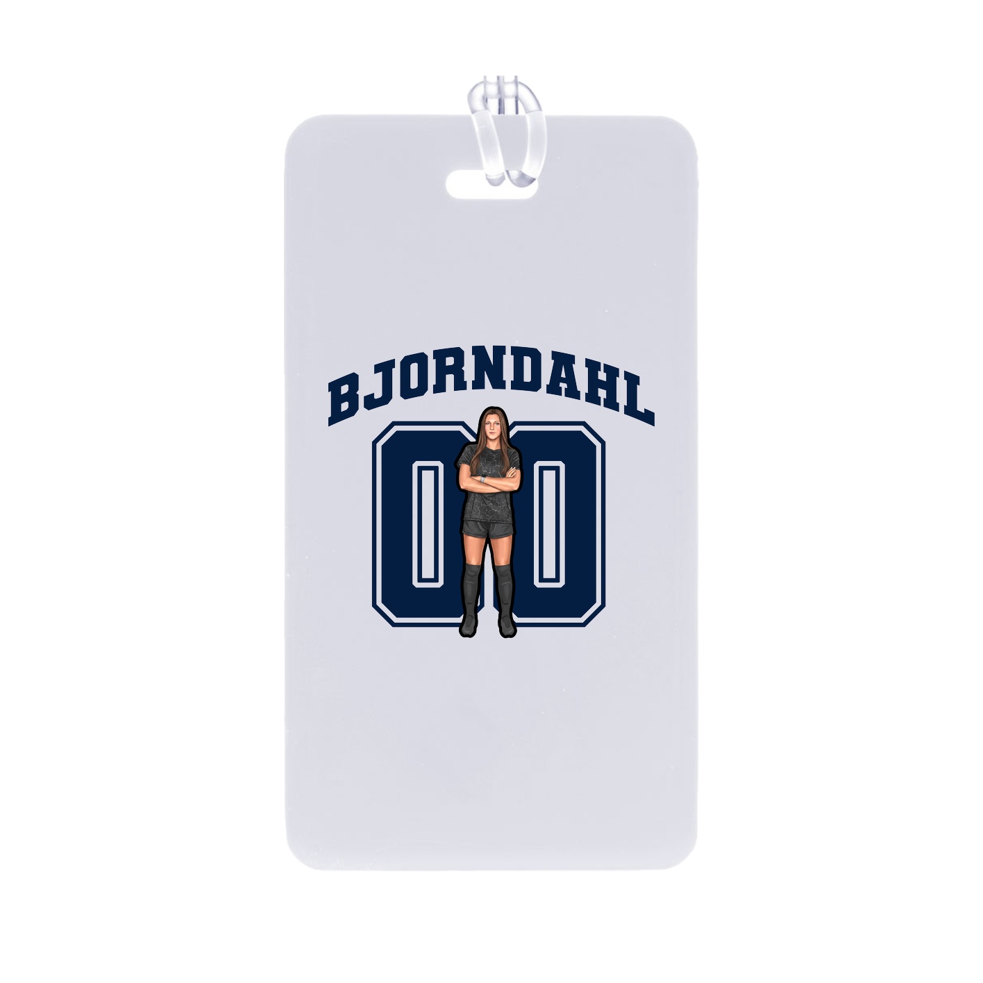 Bag Tag — Number in Classic