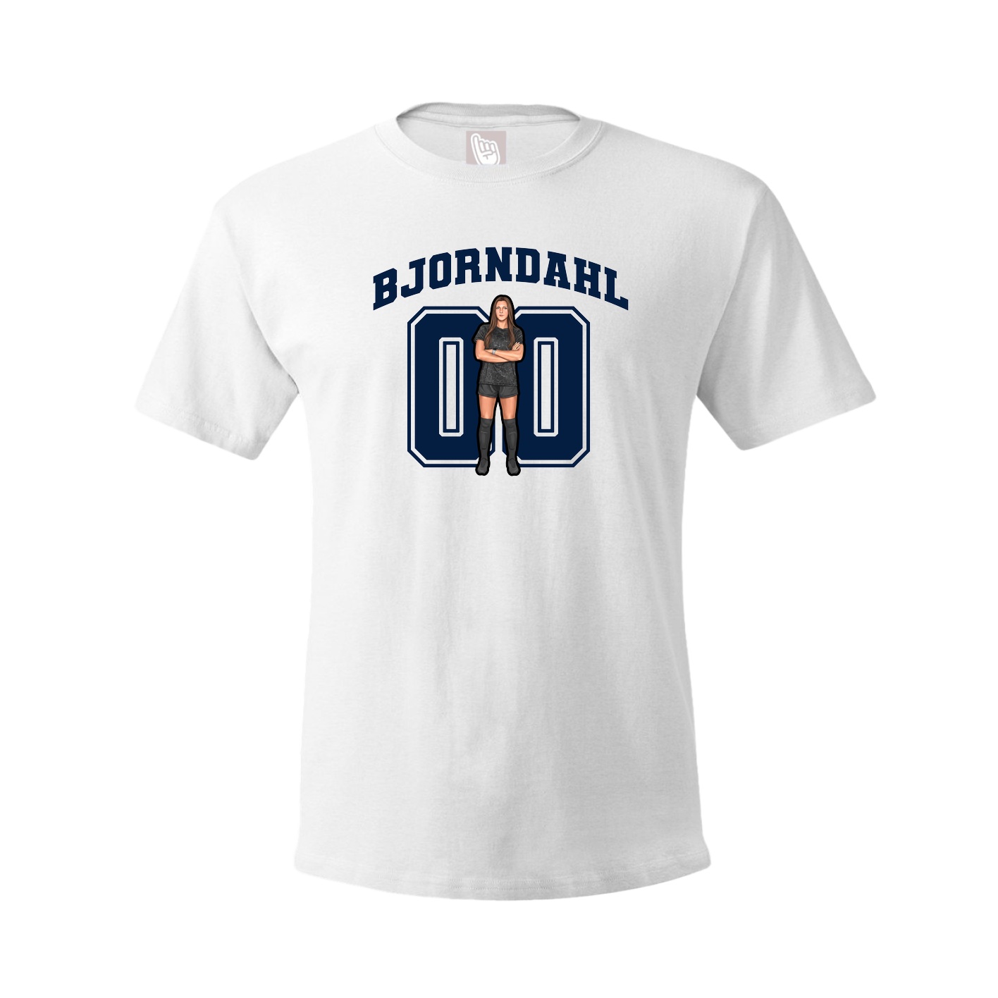 Tee — Number in White