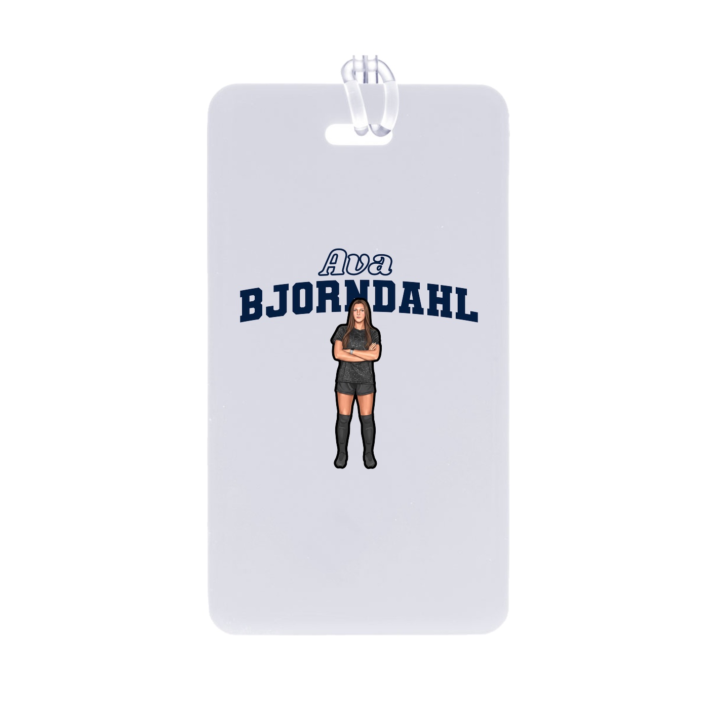 Bag Tag — Name Arch in Classic