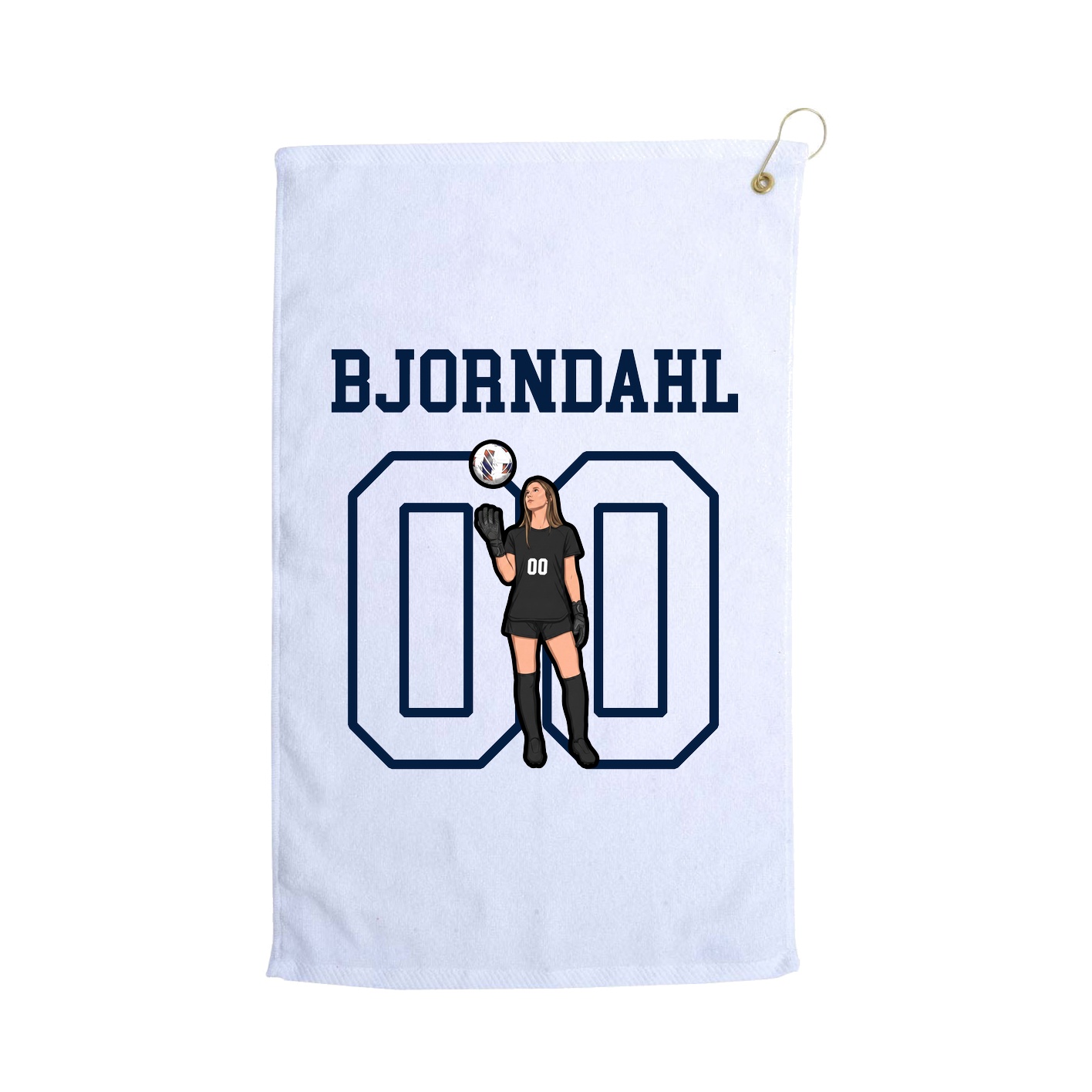 Golf Towel — Shirsey in White