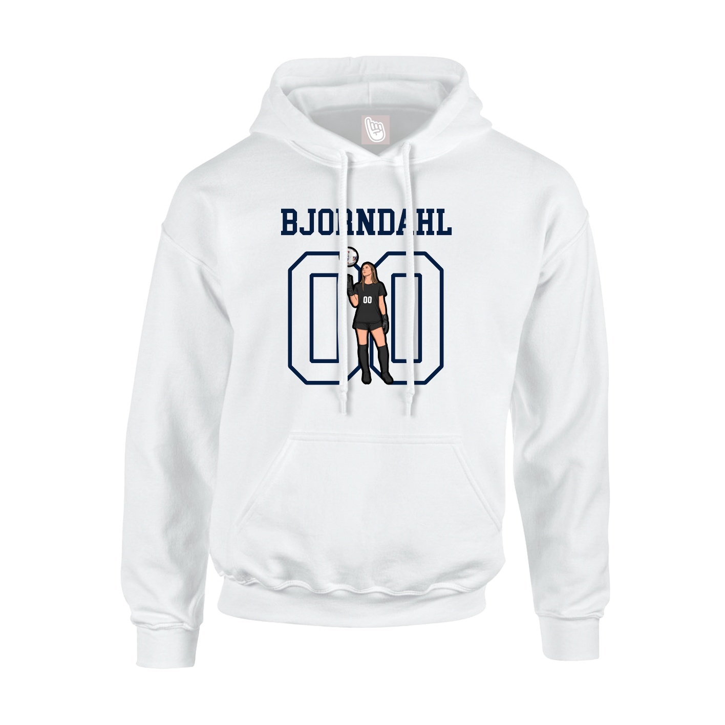 Hoodie — Shirsey in White