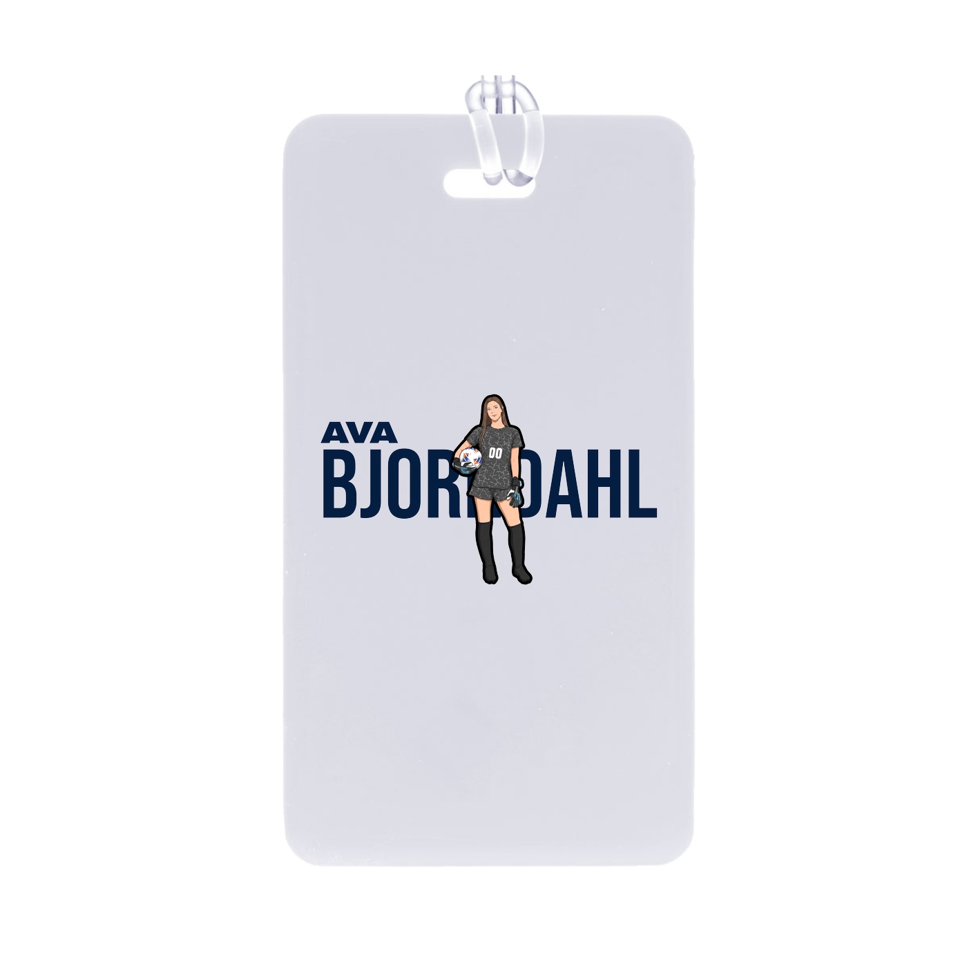 Bag Tag — Player Name in Classic
