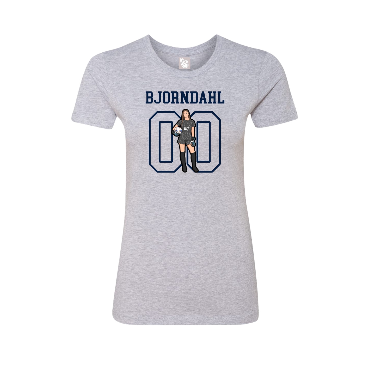 Fitted Women's Tee — Shirsey in Grey