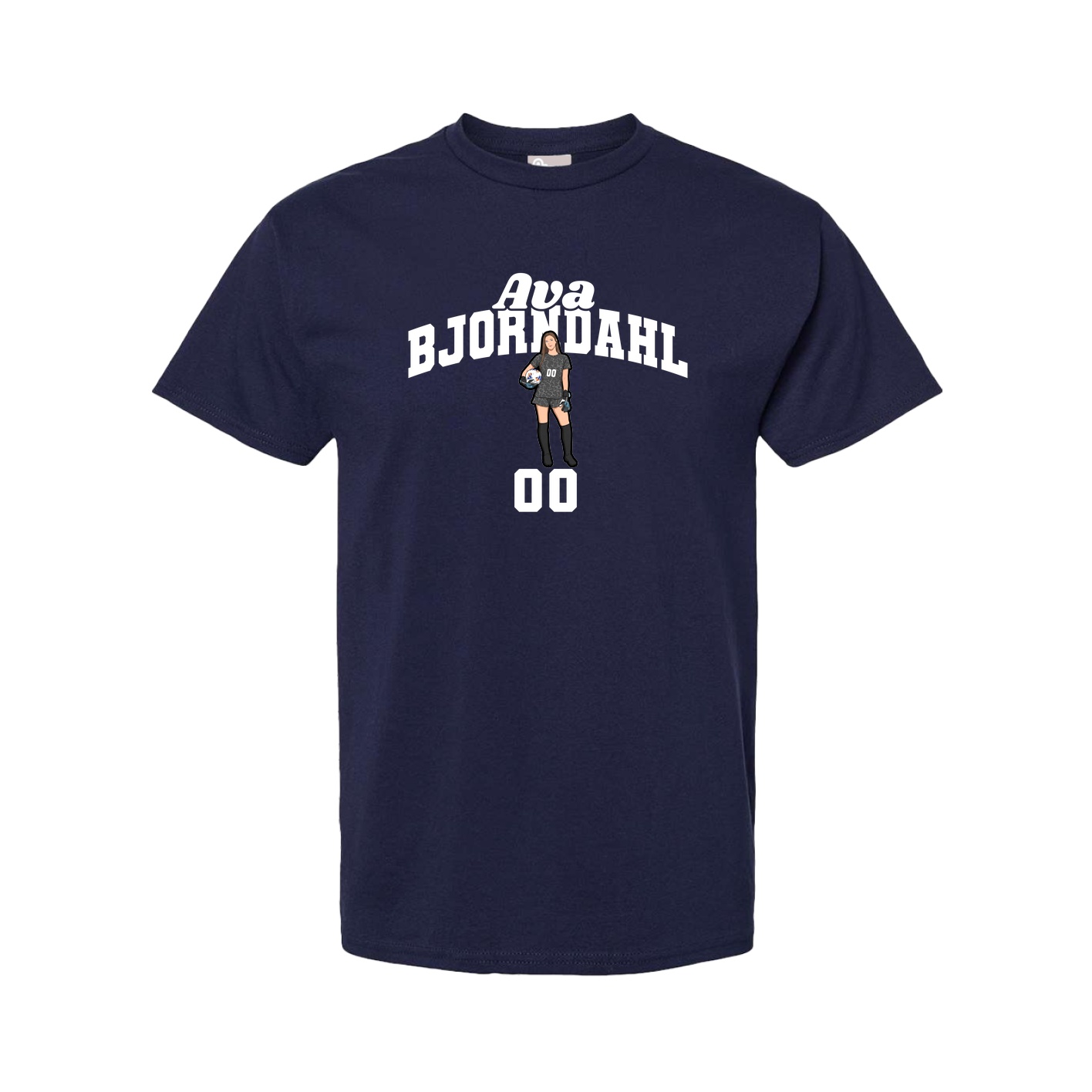 Tee — Signature Arch in Navy