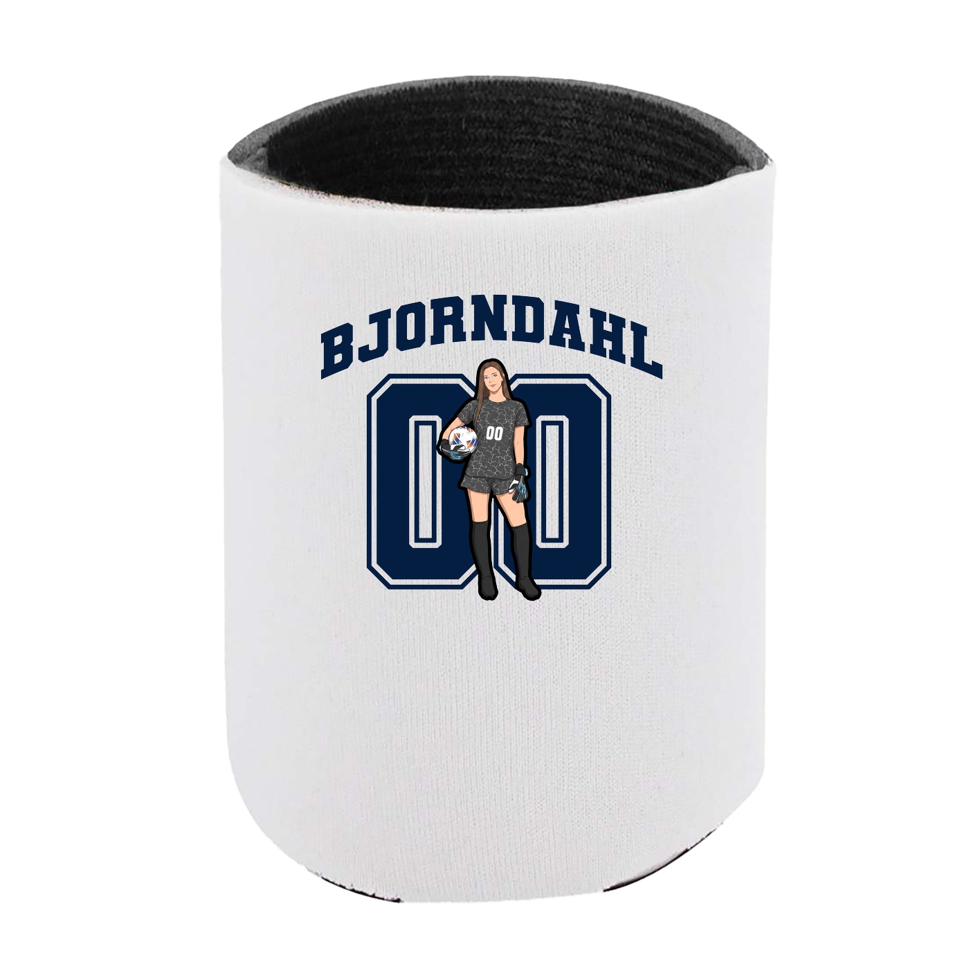 Can Holder — Number in White