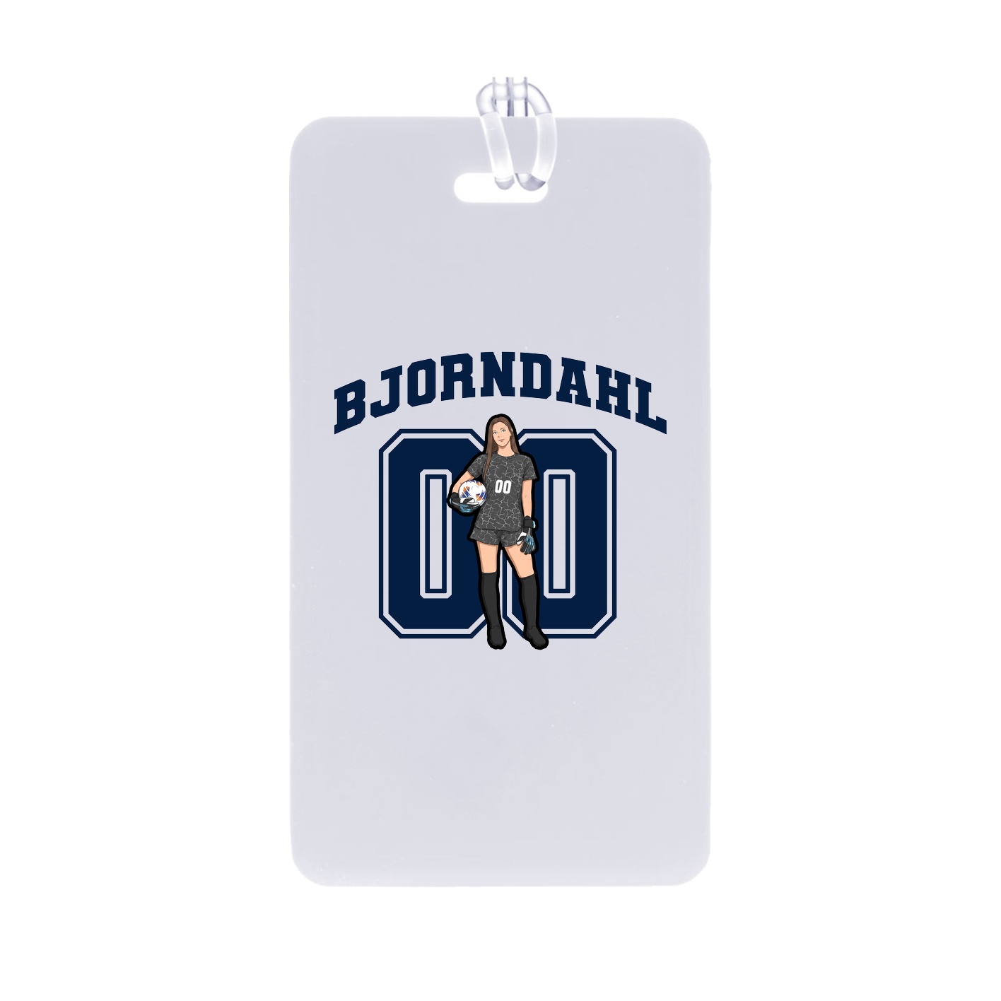 Bag Tag — Number in Classic