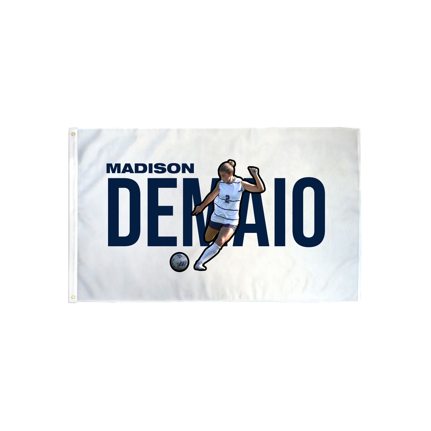 3x5 Flag — Player Name in Classic