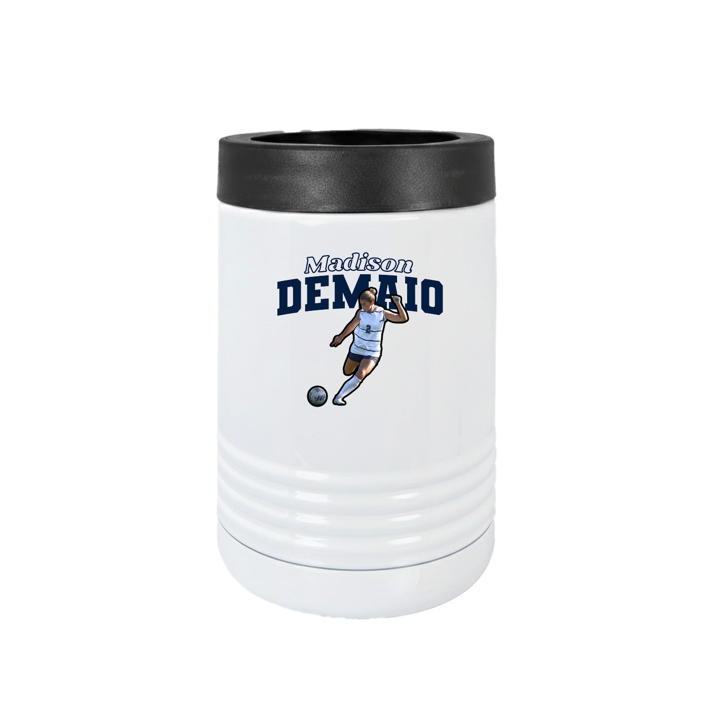 Beverage Holder — Name Arch in White