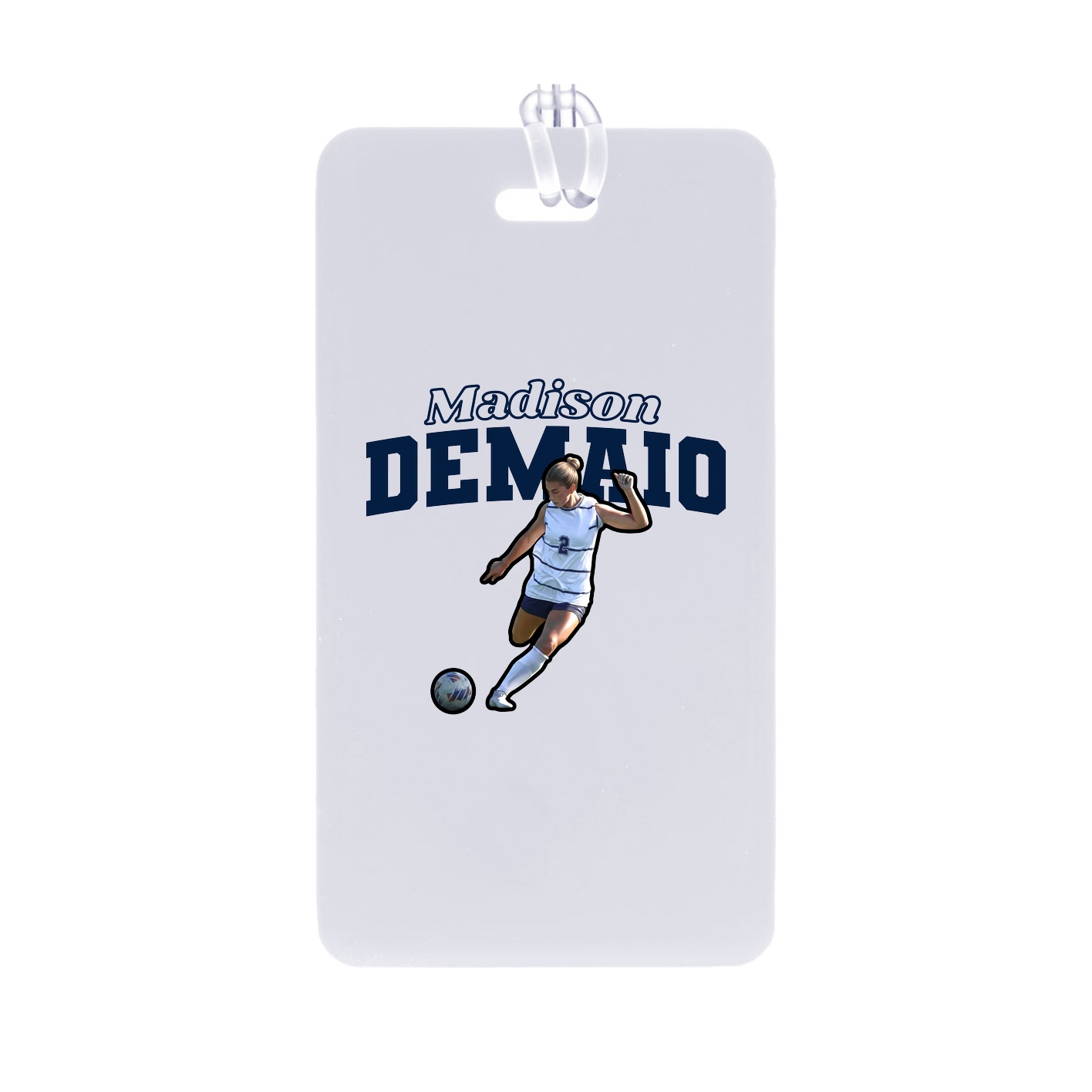 Bag Tag — Name Arch in Classic