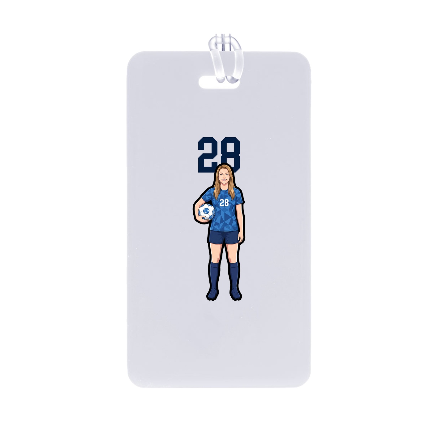 Bag Tag — Number Top in Classic