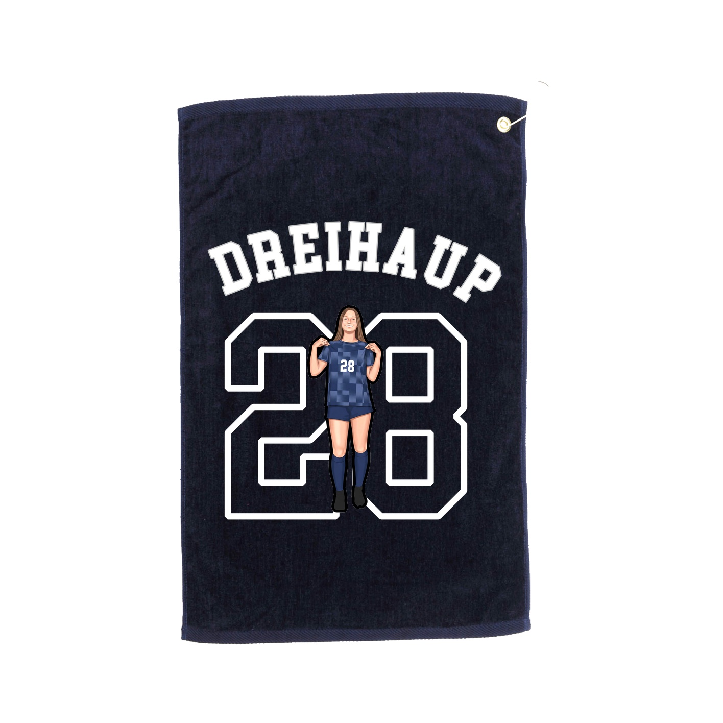 Golf Towel — Shirsey Arch in Navy