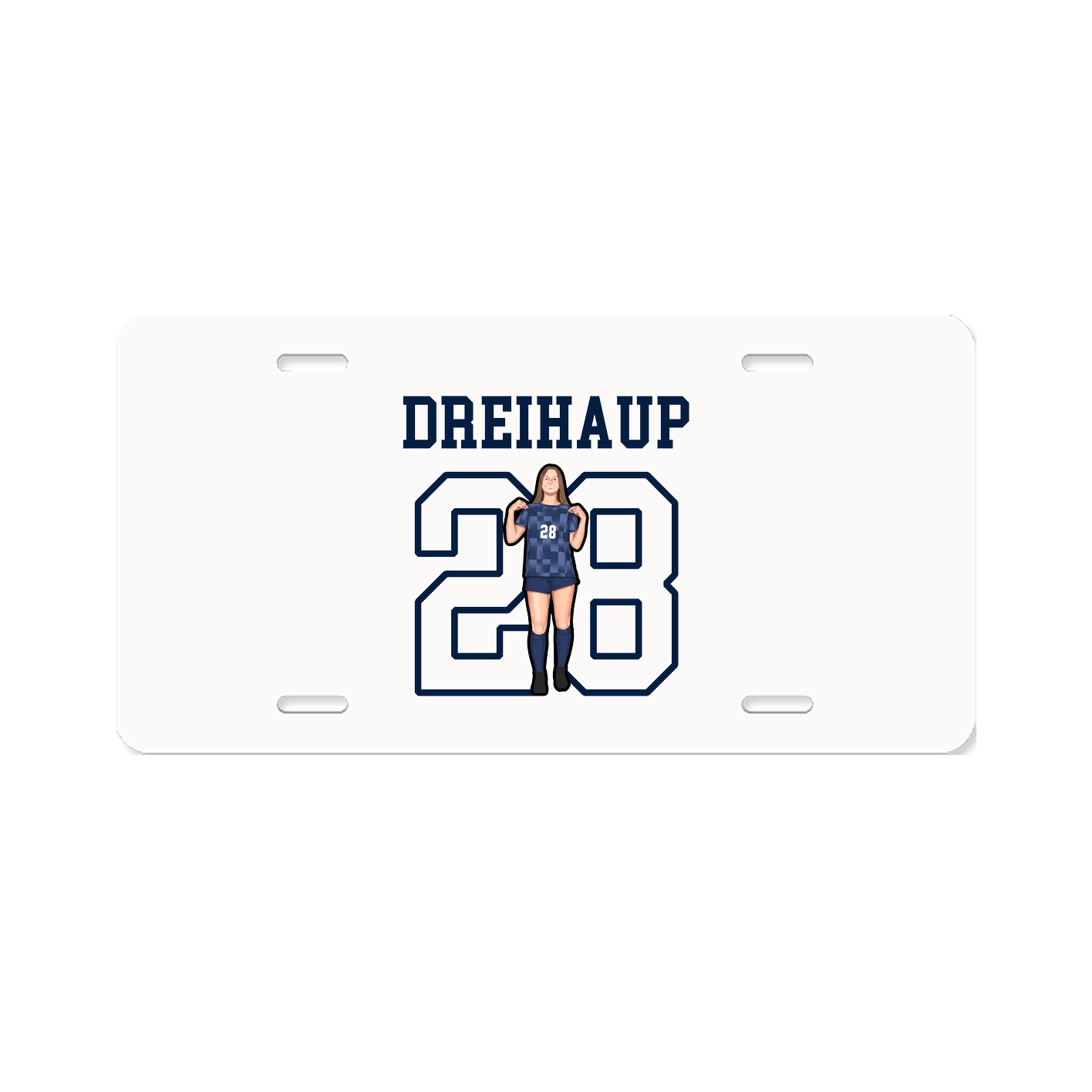 License Plate — Shirsey in Classic
