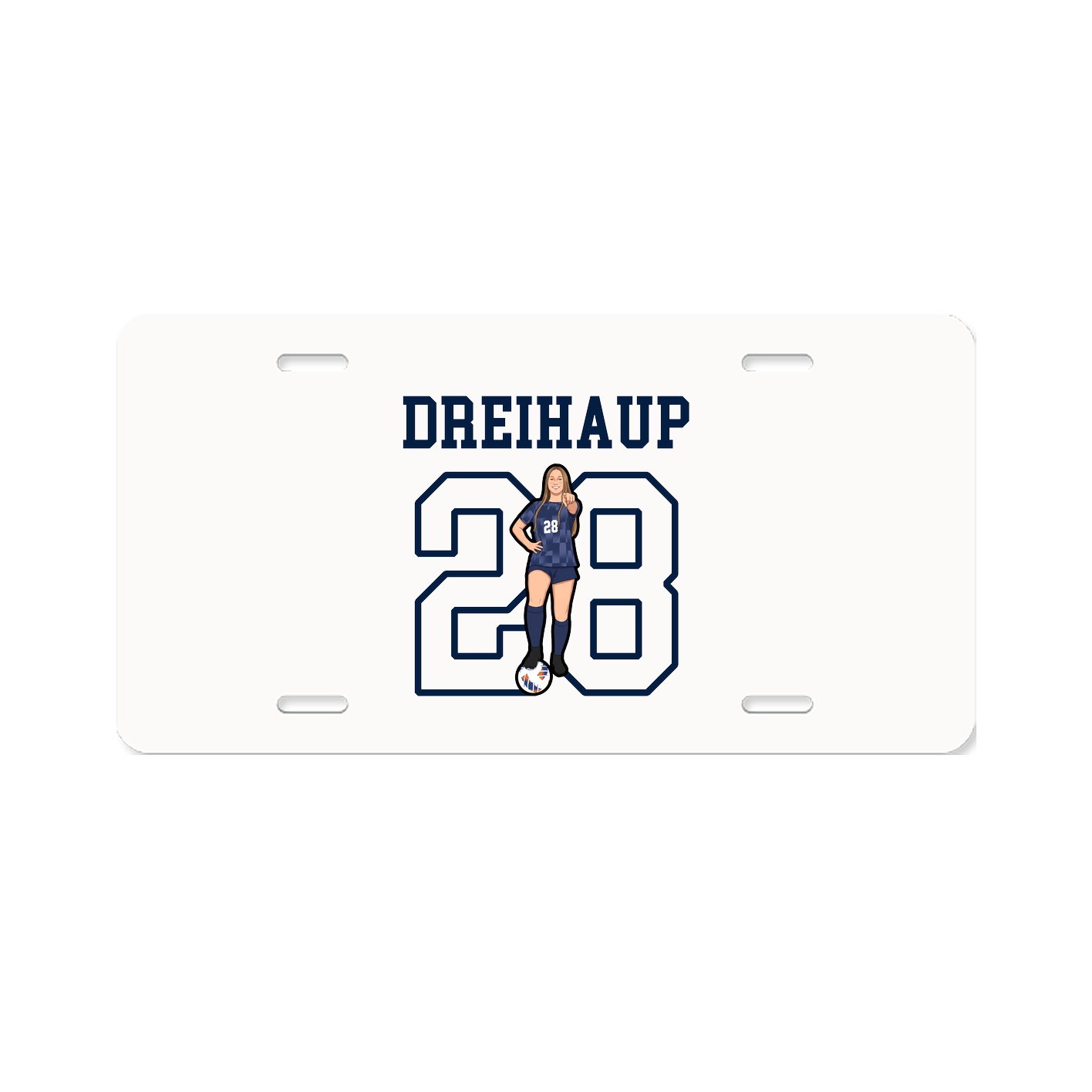 License Plate — Shirsey in Classic
