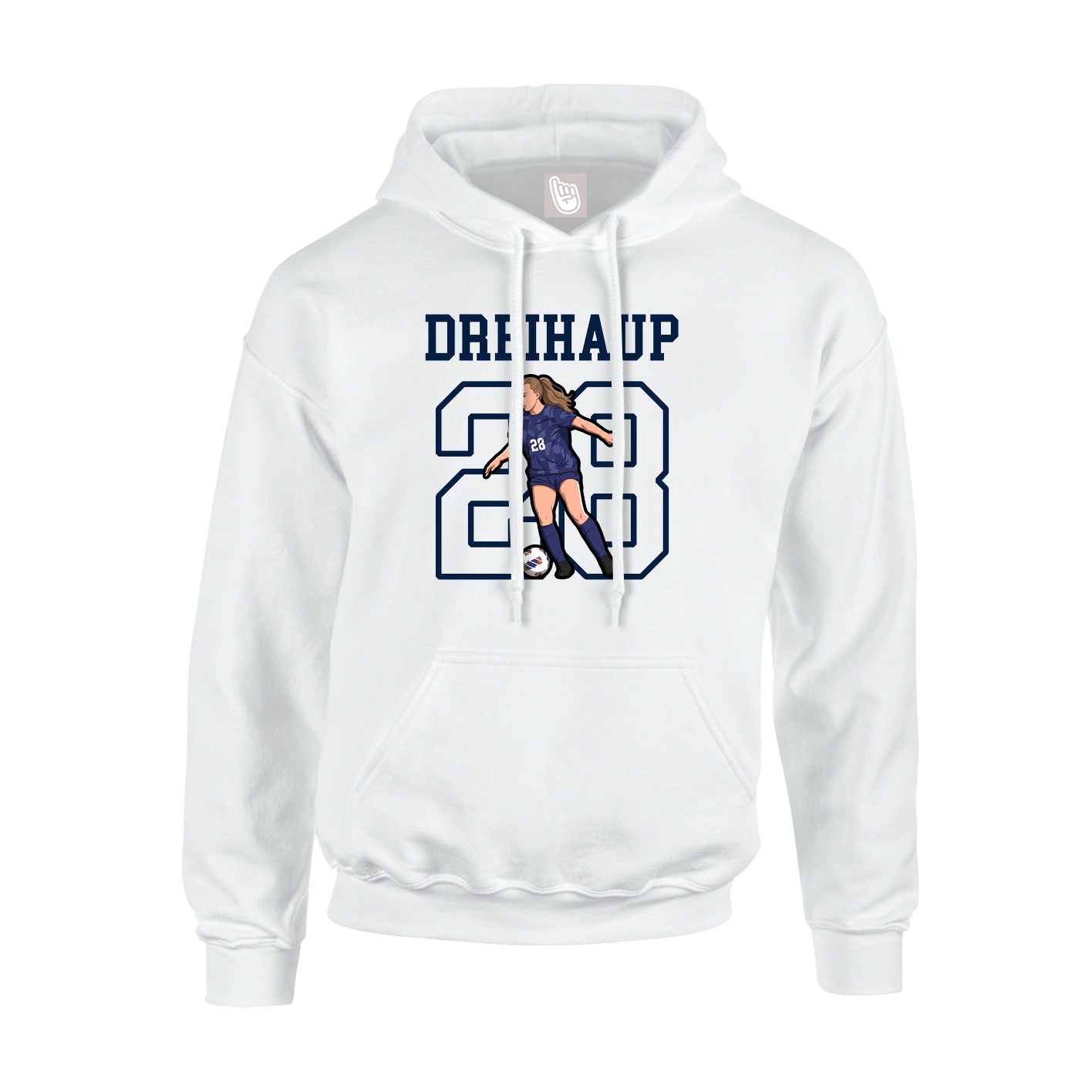 Youth Hoodie — Shirsey in White