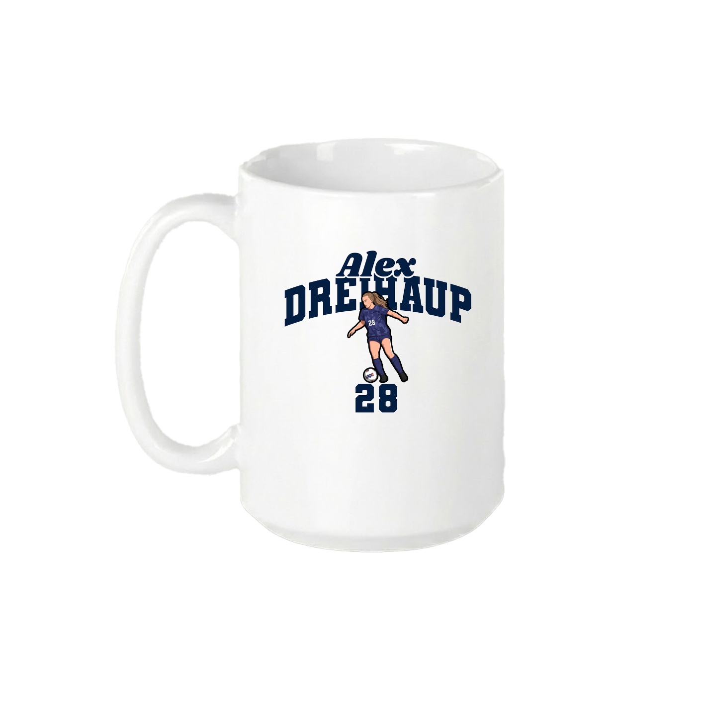 15oz Coffee Mug — Signature Arch in White