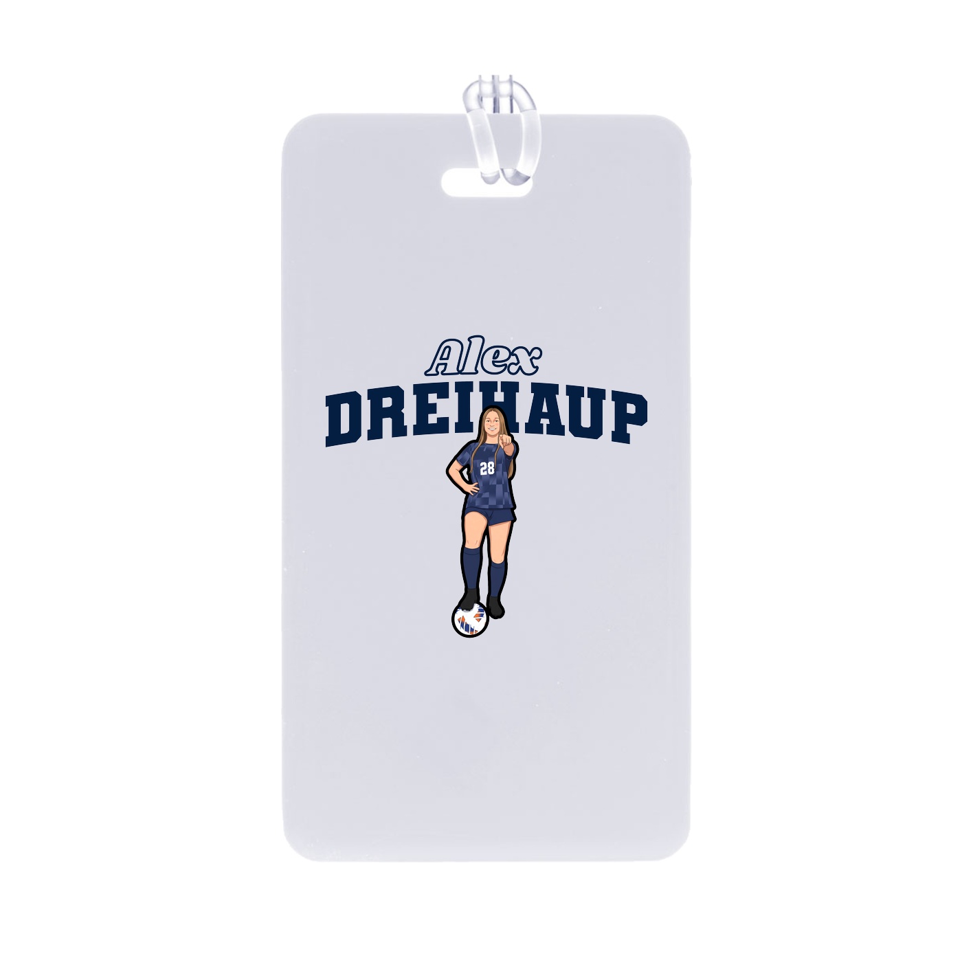 Bag Tag — Name Arch in Classic