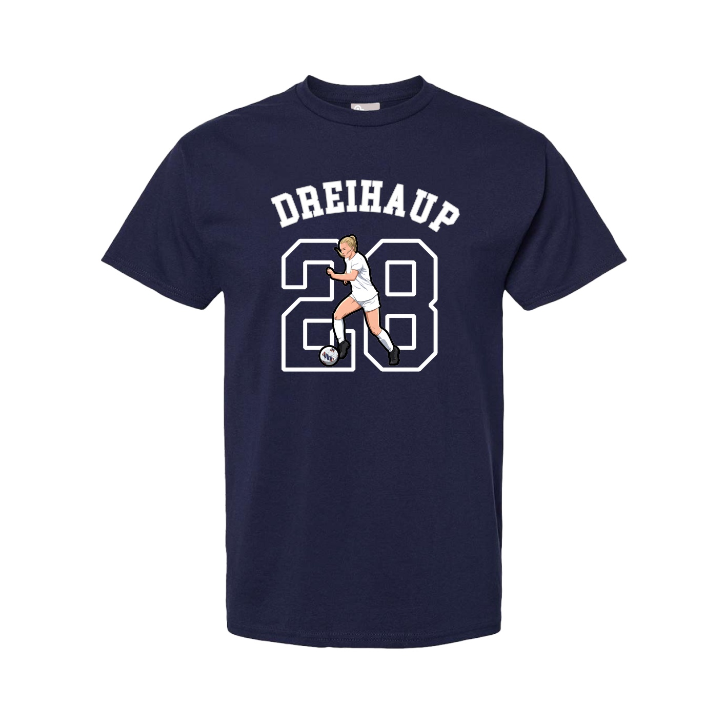 Youth Tee — Shirsey Arch in Navy