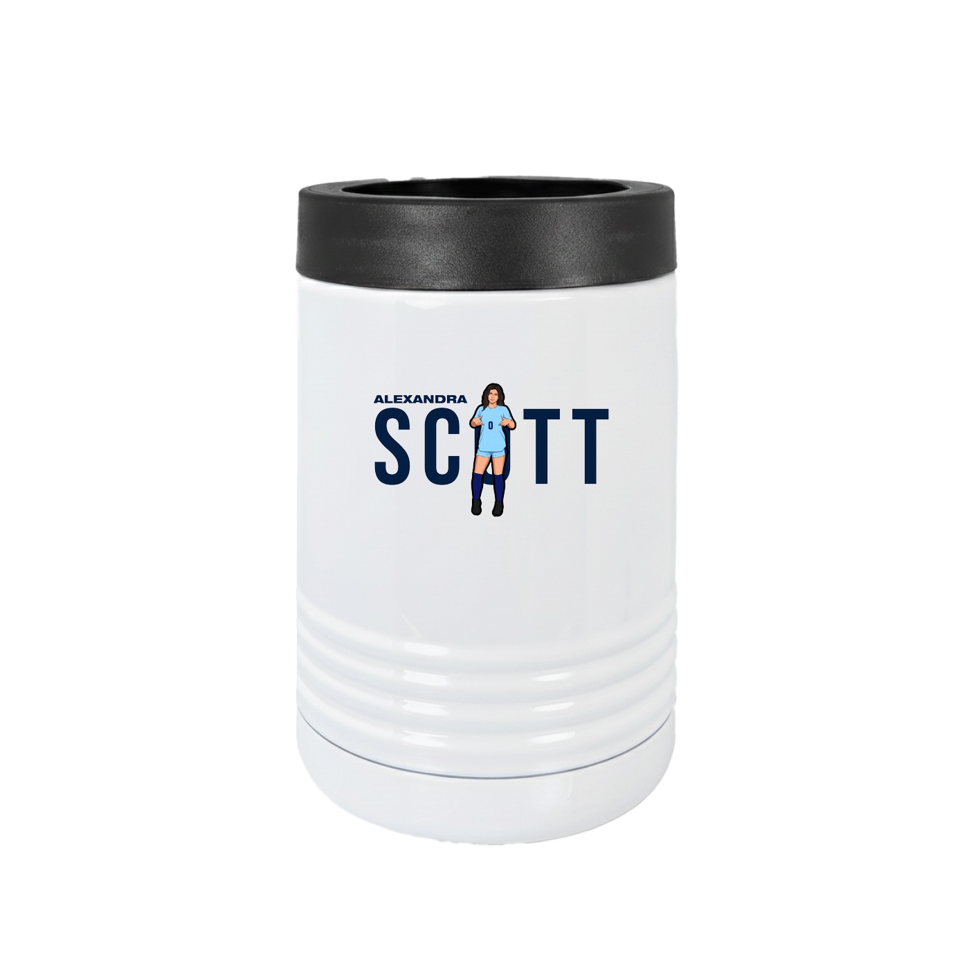 Beverage Holder — Player Name in White
