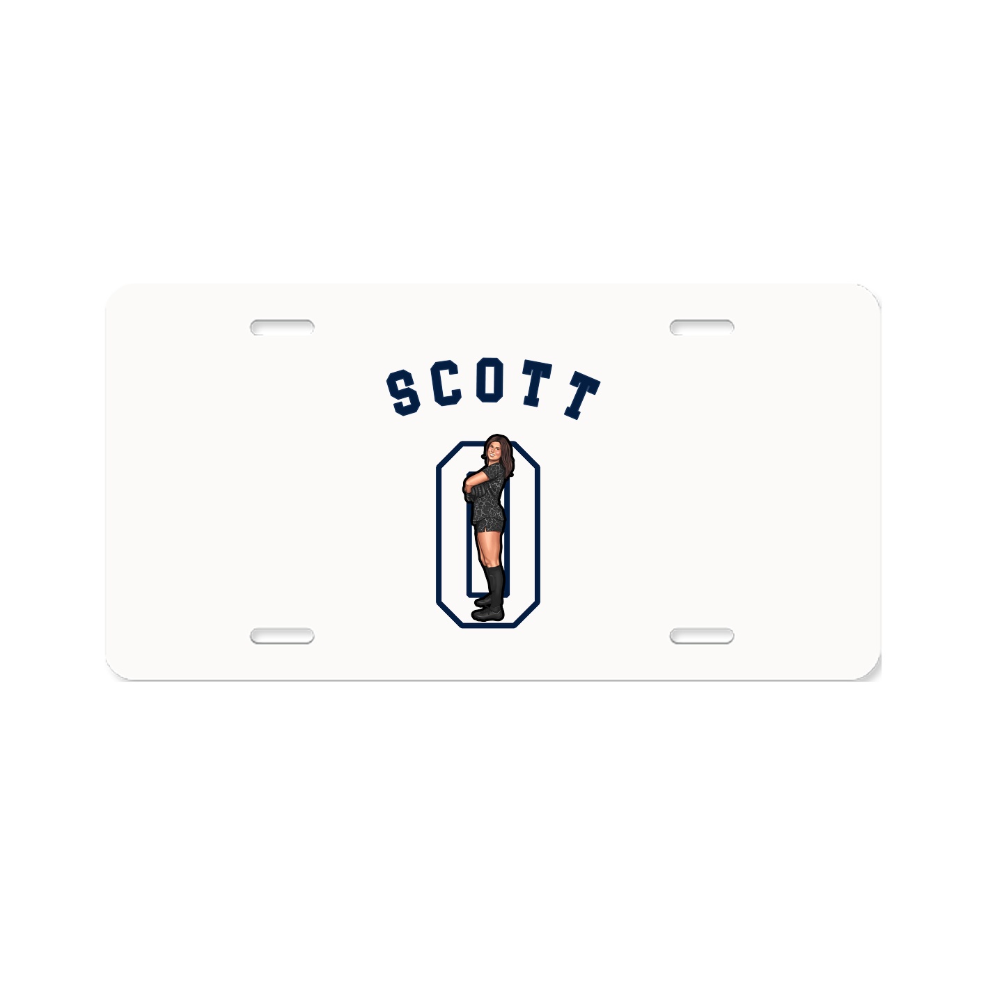 License Plate — Shirsey Arch in Classic