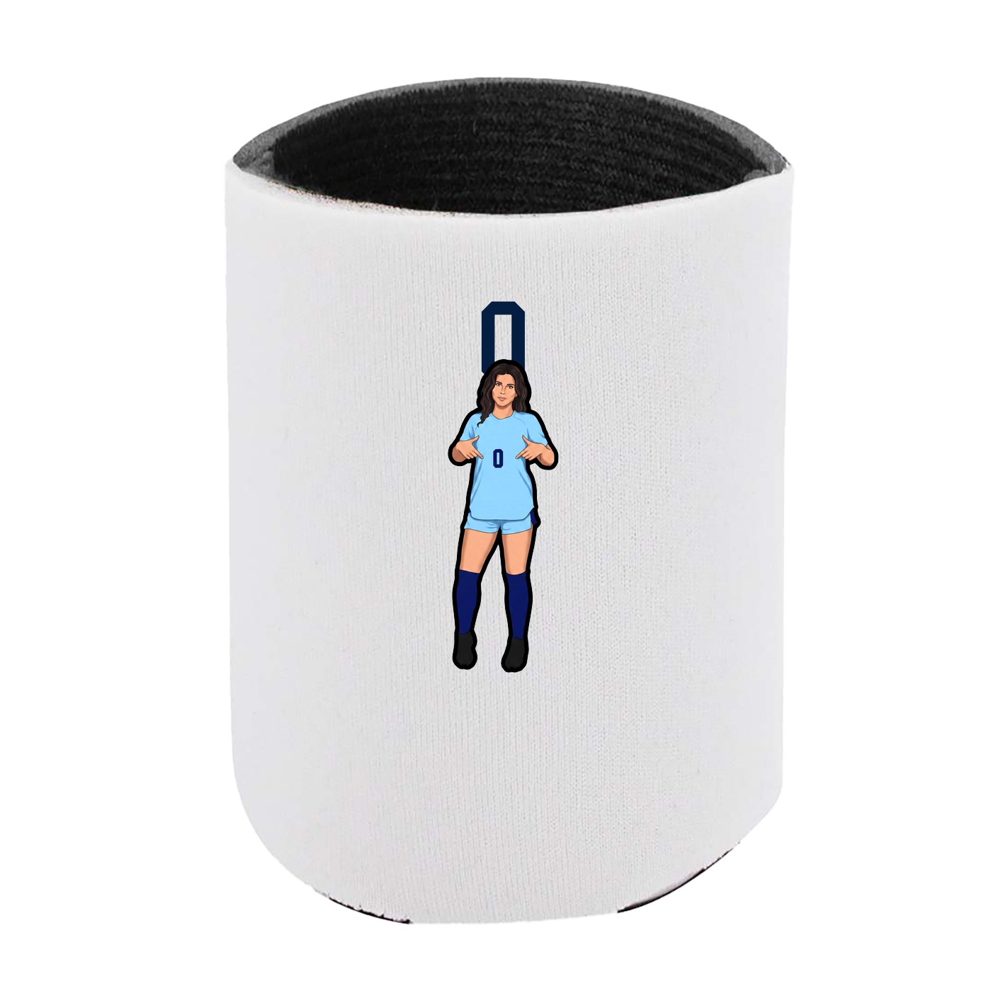Can Holder — Number Top in White