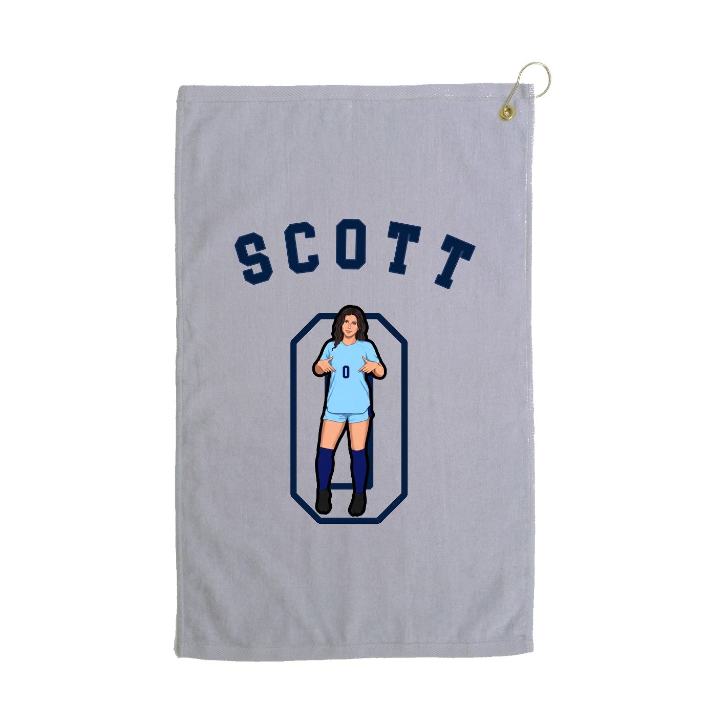 Golf Towel — Shirsey Arch in Grey