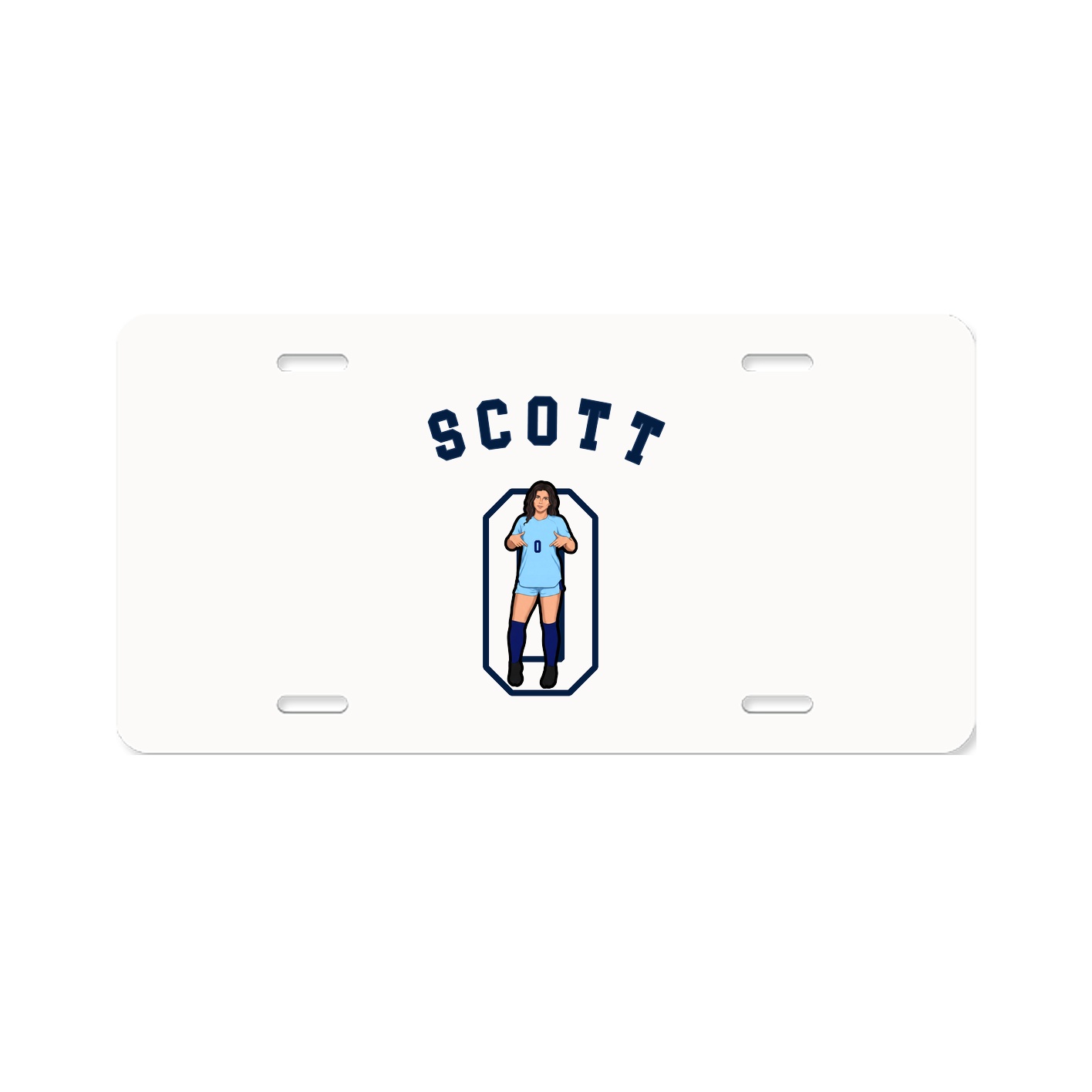 License Plate — Shirsey Arch in Classic