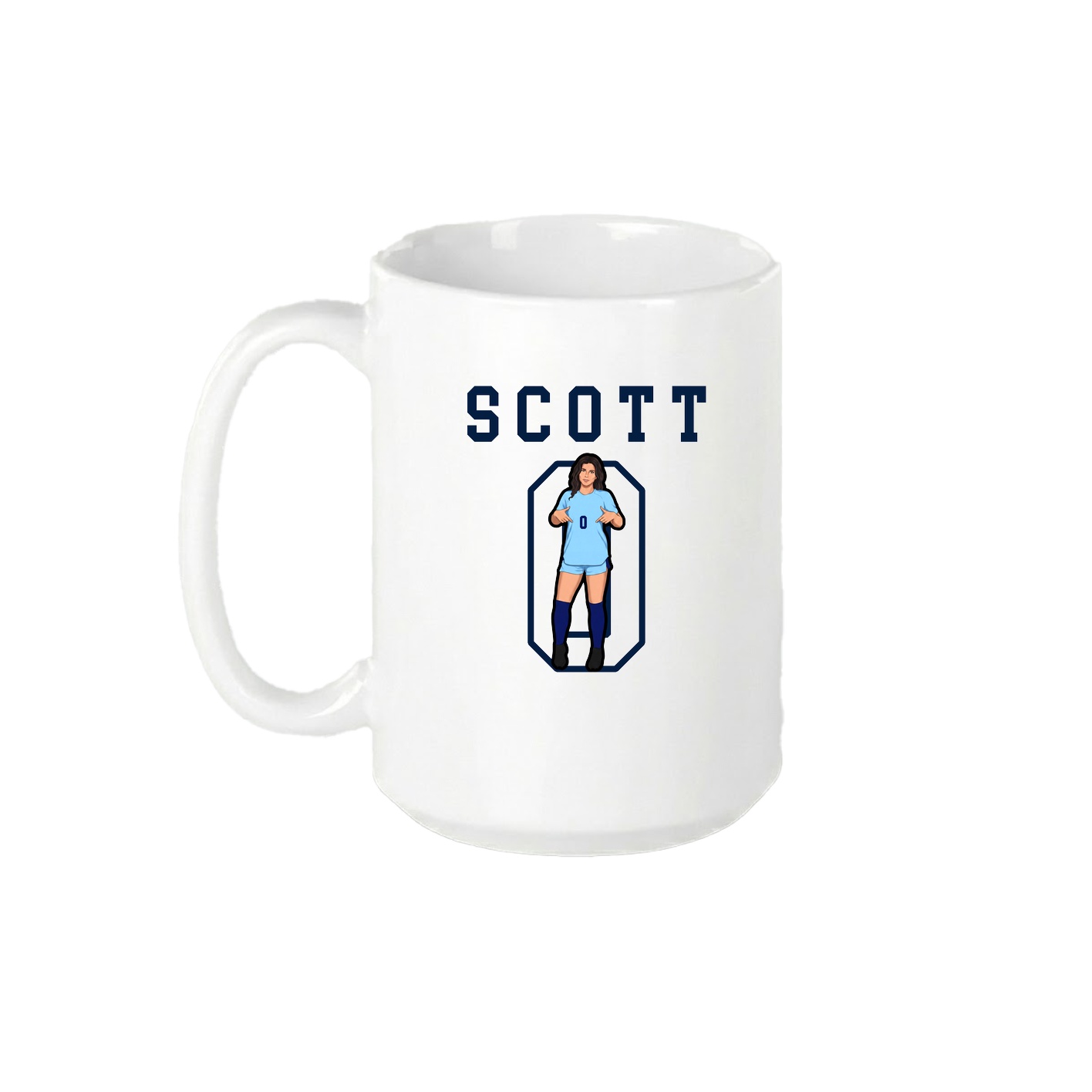 15oz Coffee Mug — Shirsey in White