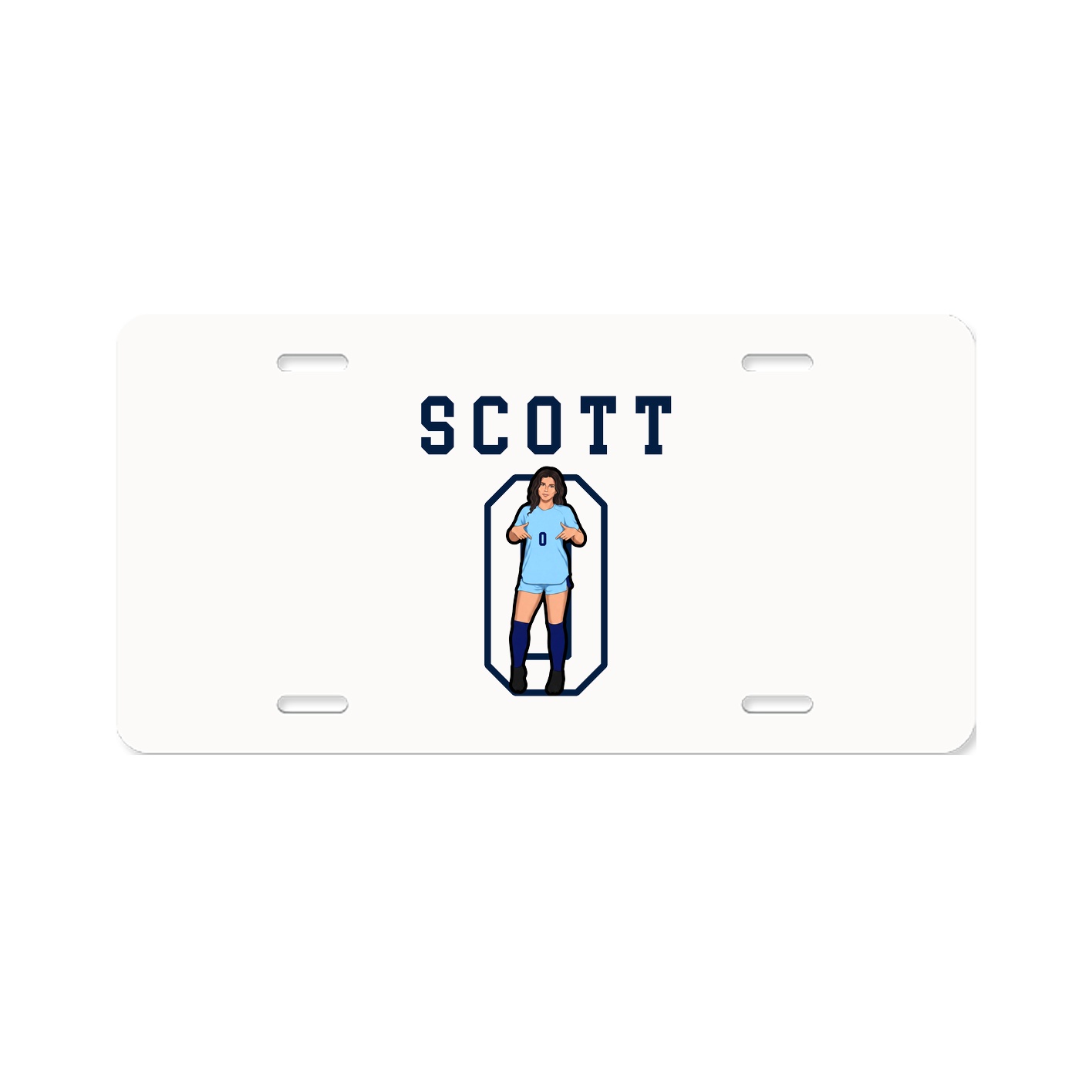 License Plate — Shirsey in Classic