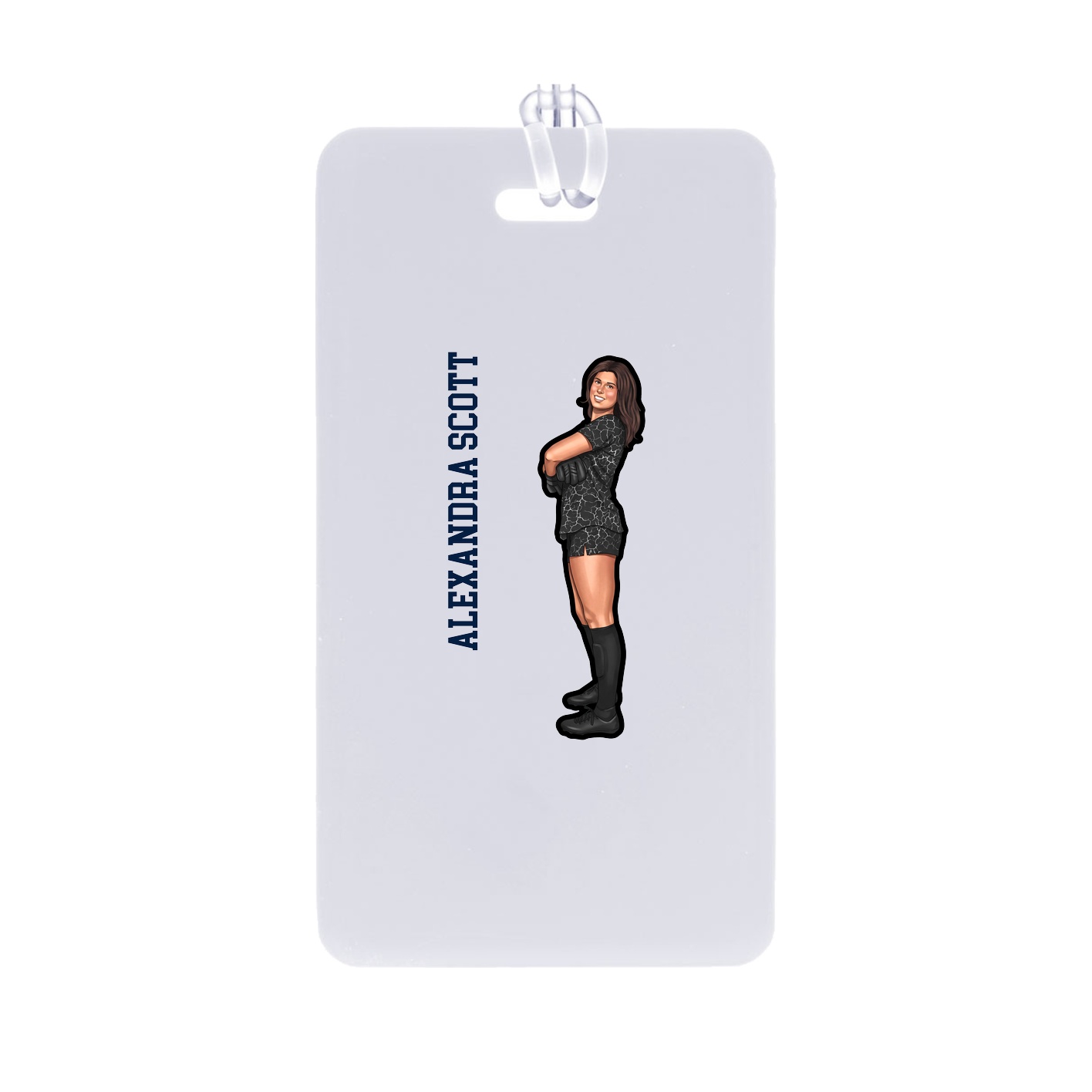 Bag Tag — Name Vertical in Classic