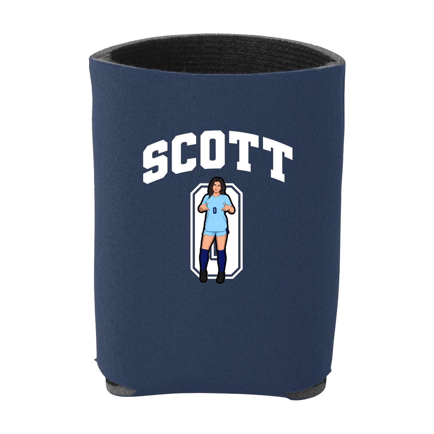 Can Holder — Number in Navy
