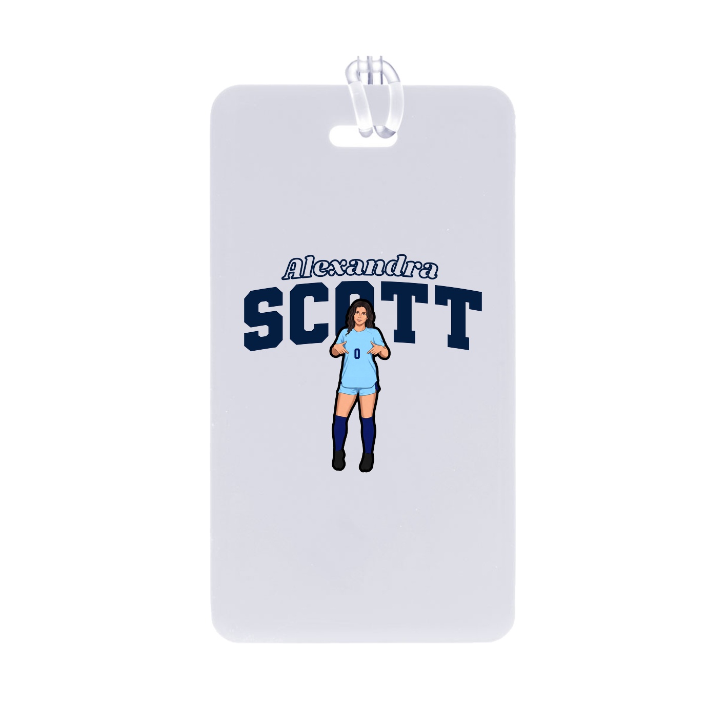 Bag Tag — Name Arch in Classic