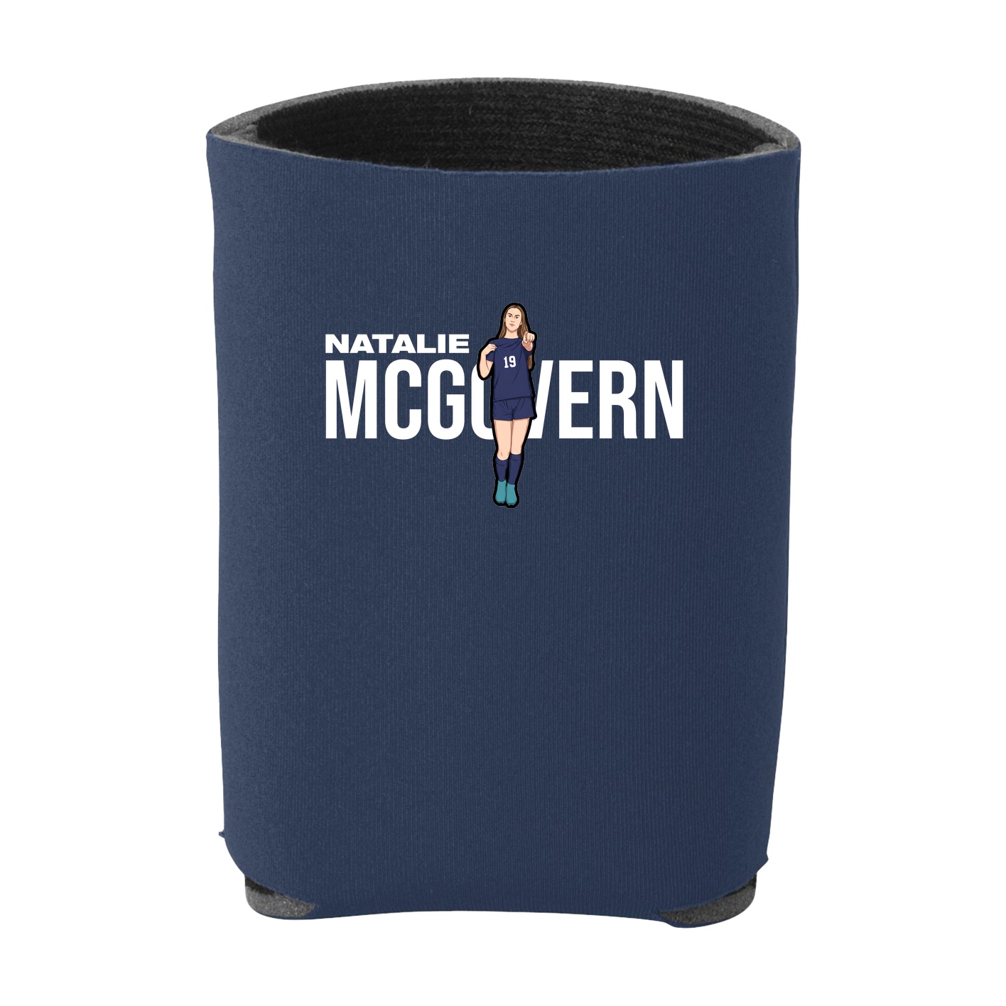 Can Holder — Player Name in Navy